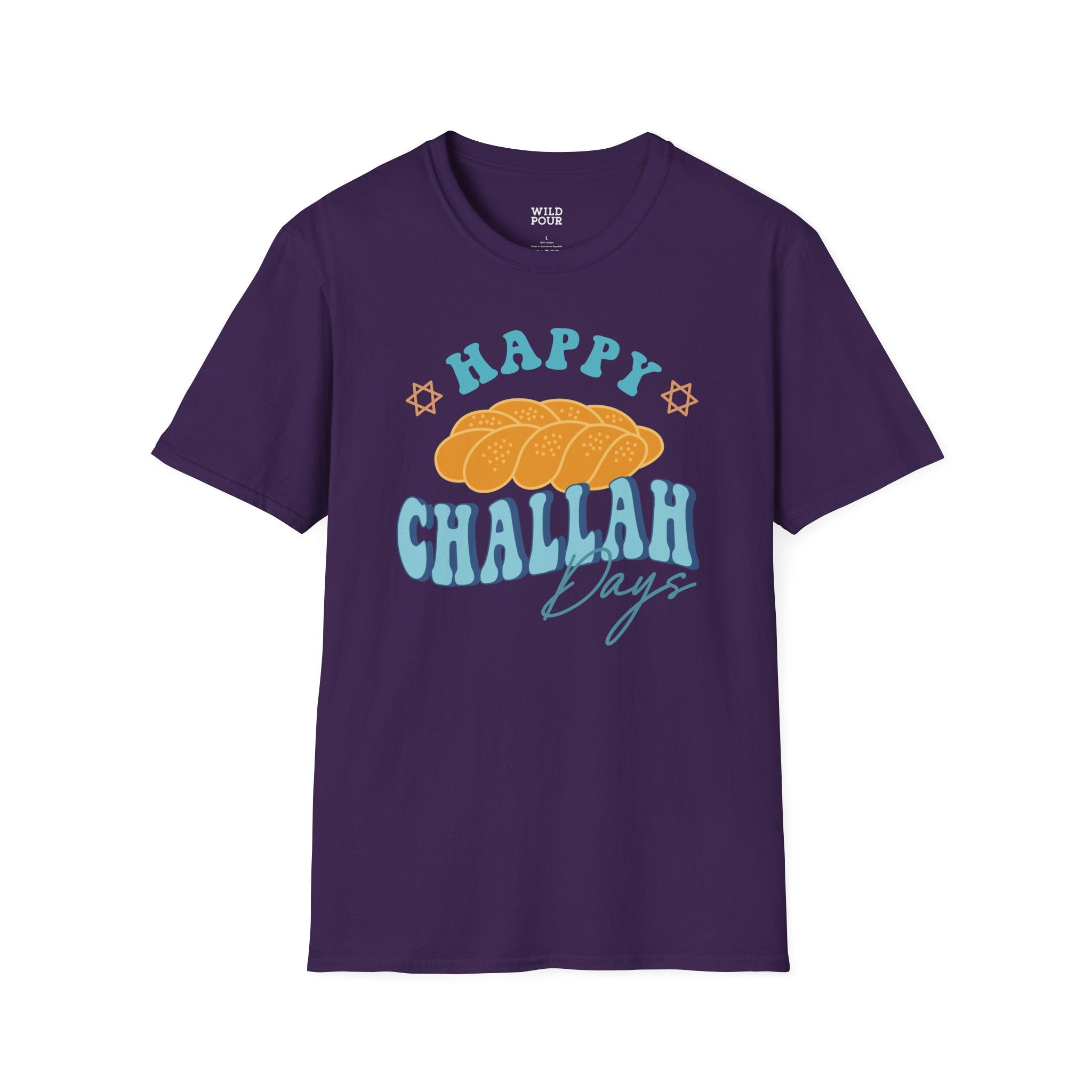 Happy Challah Days Tee - Ultra-soft and super comfy, our premium quality unisex tees are perfect for any season.
