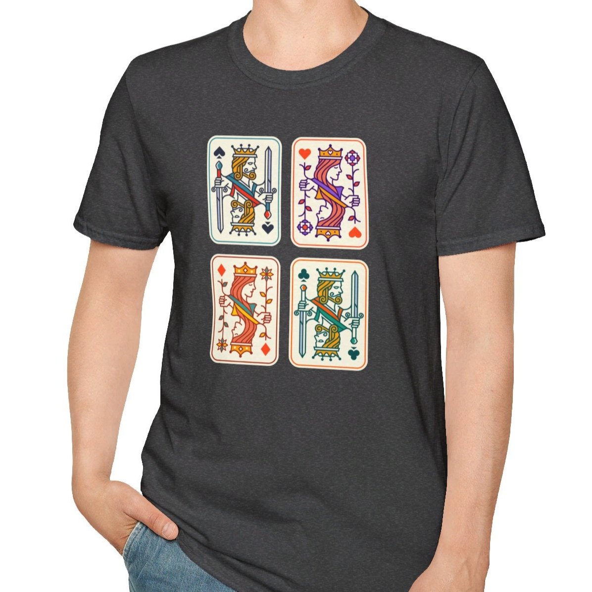 Kings & Queens, Poker Tee-Adult Tees-Wild Pour