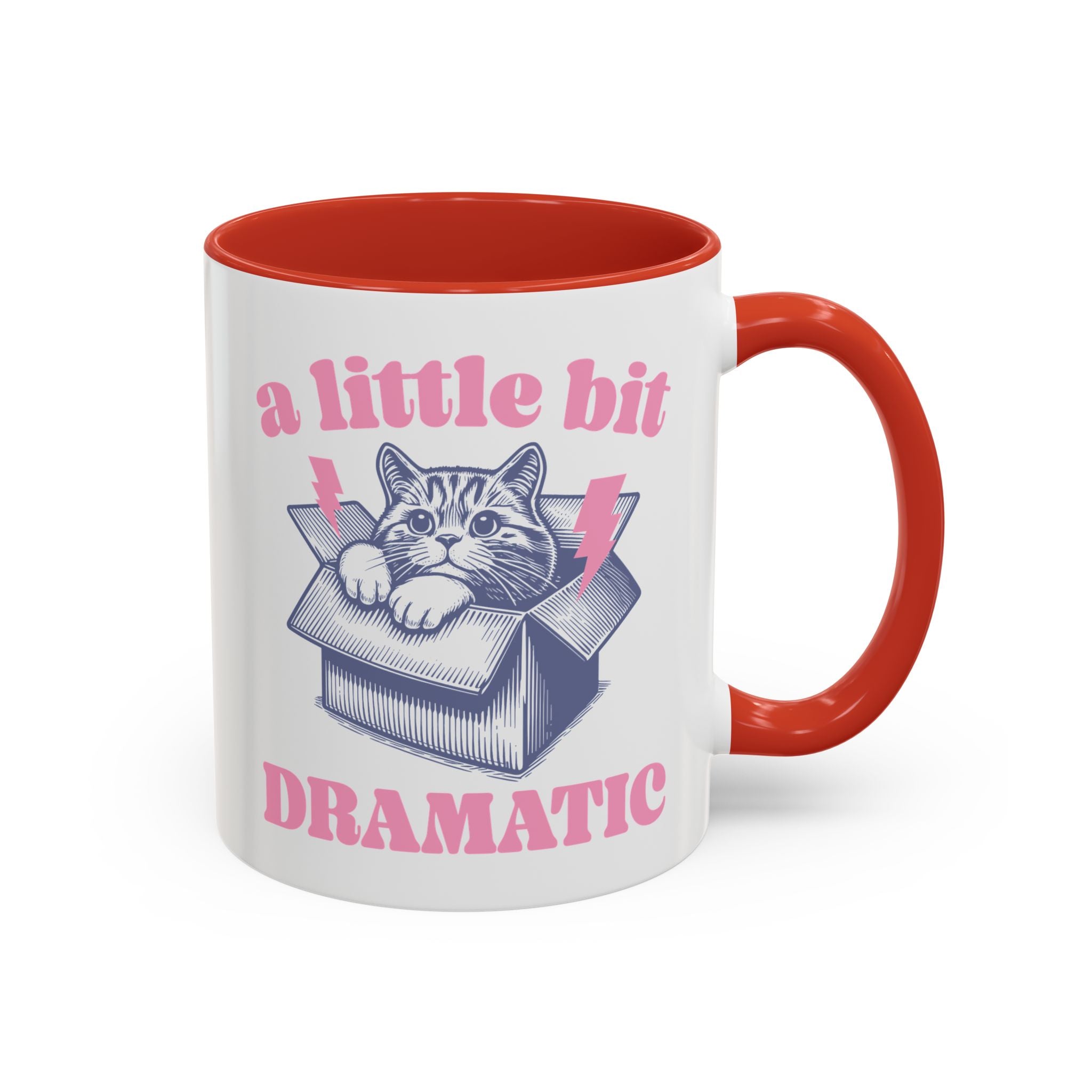 A Little Bit Dramatic Cat Mug-Mug-Wild Pour