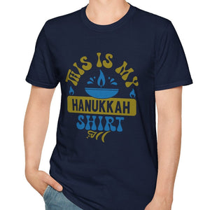 This is My Hanukkah Shirt, Funny Tee-Adult Tees-Wild Pour