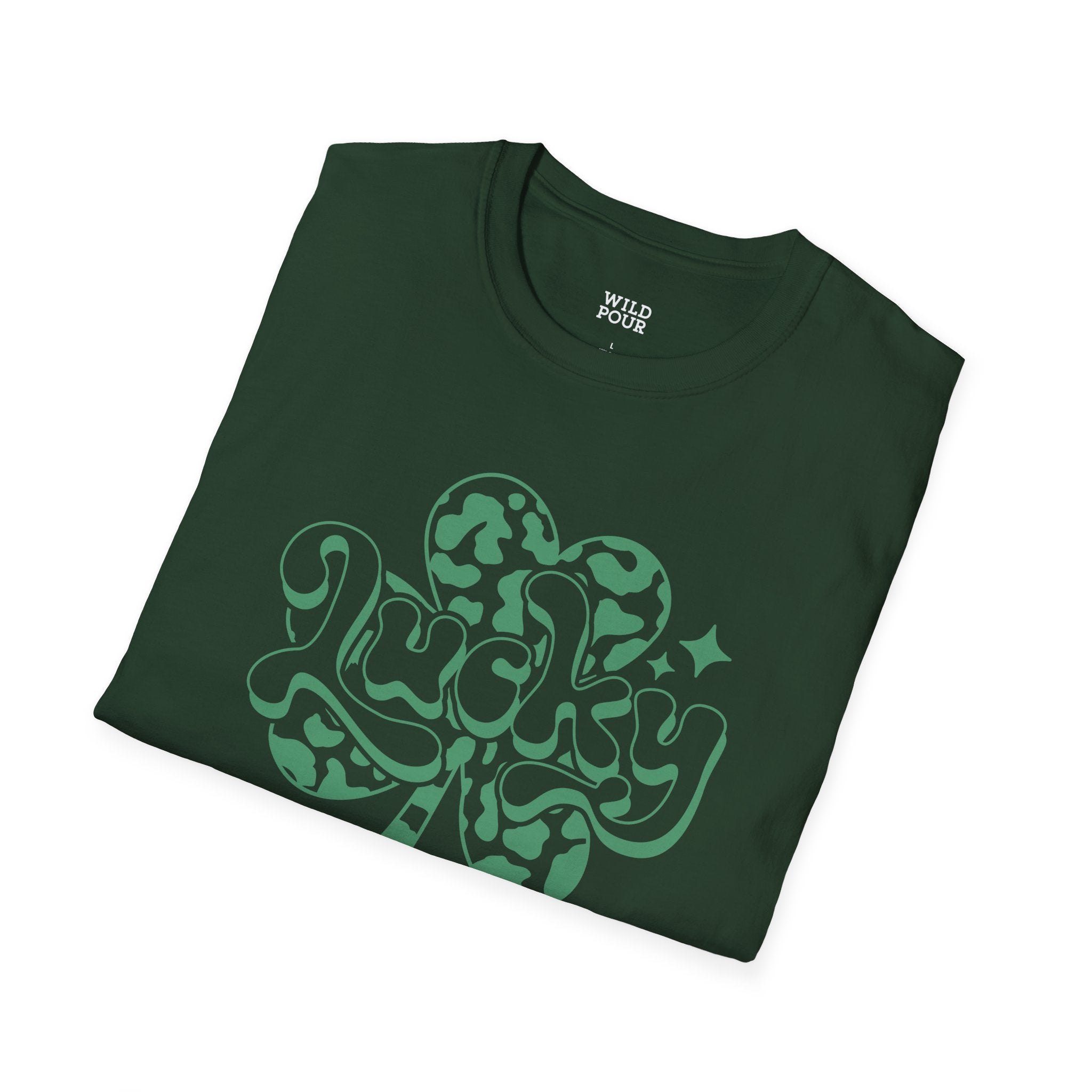 Lucky, Leopard Print Shamrock / T-Shirt