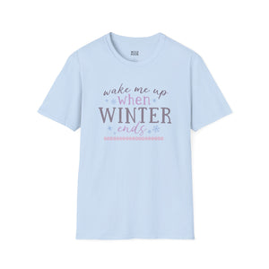 Wake Me Up When Winter Ends Tee-Adult Tees-Wild Pour