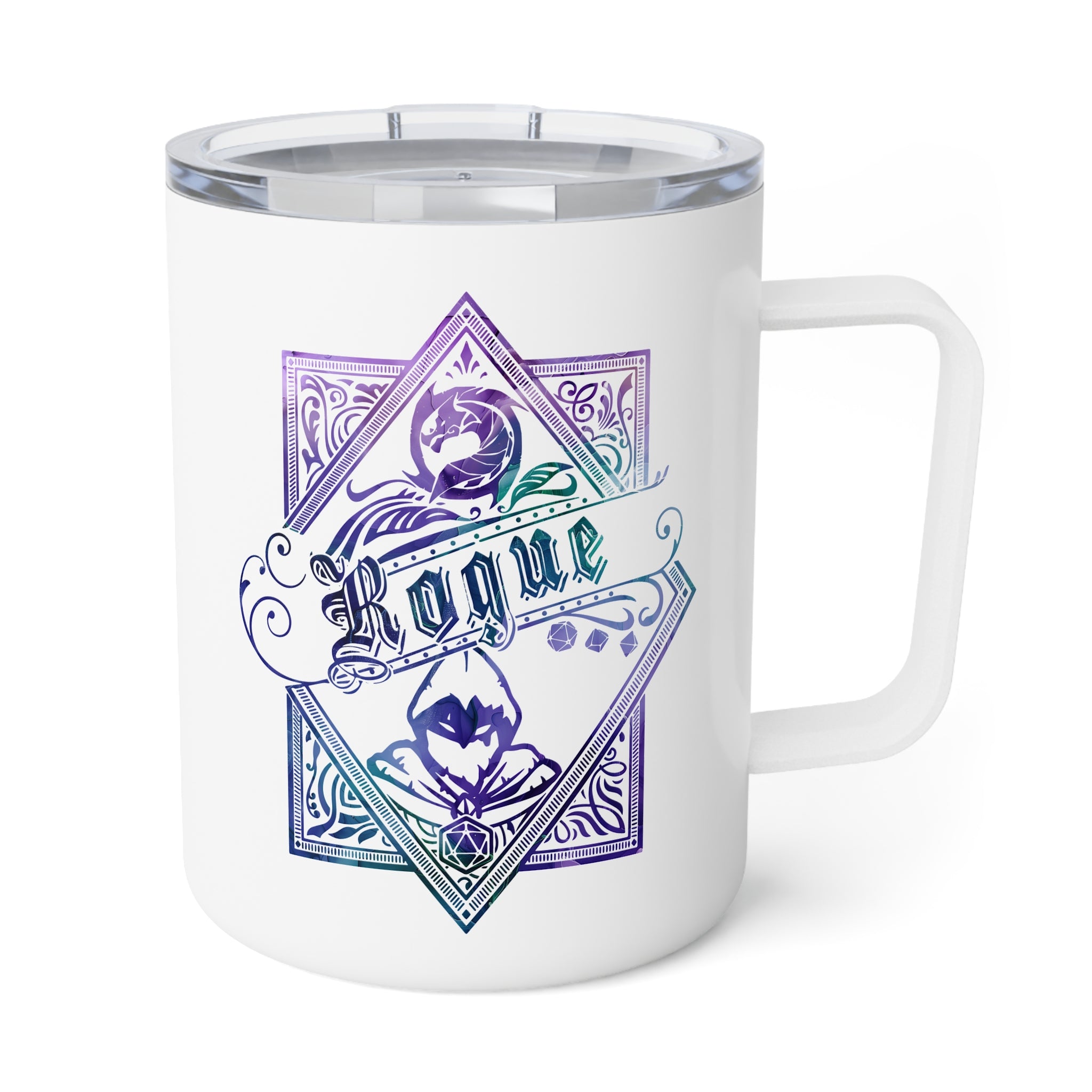 D&D Class Insulated Mug, Rogue-Insulated Mug-Wild Pour