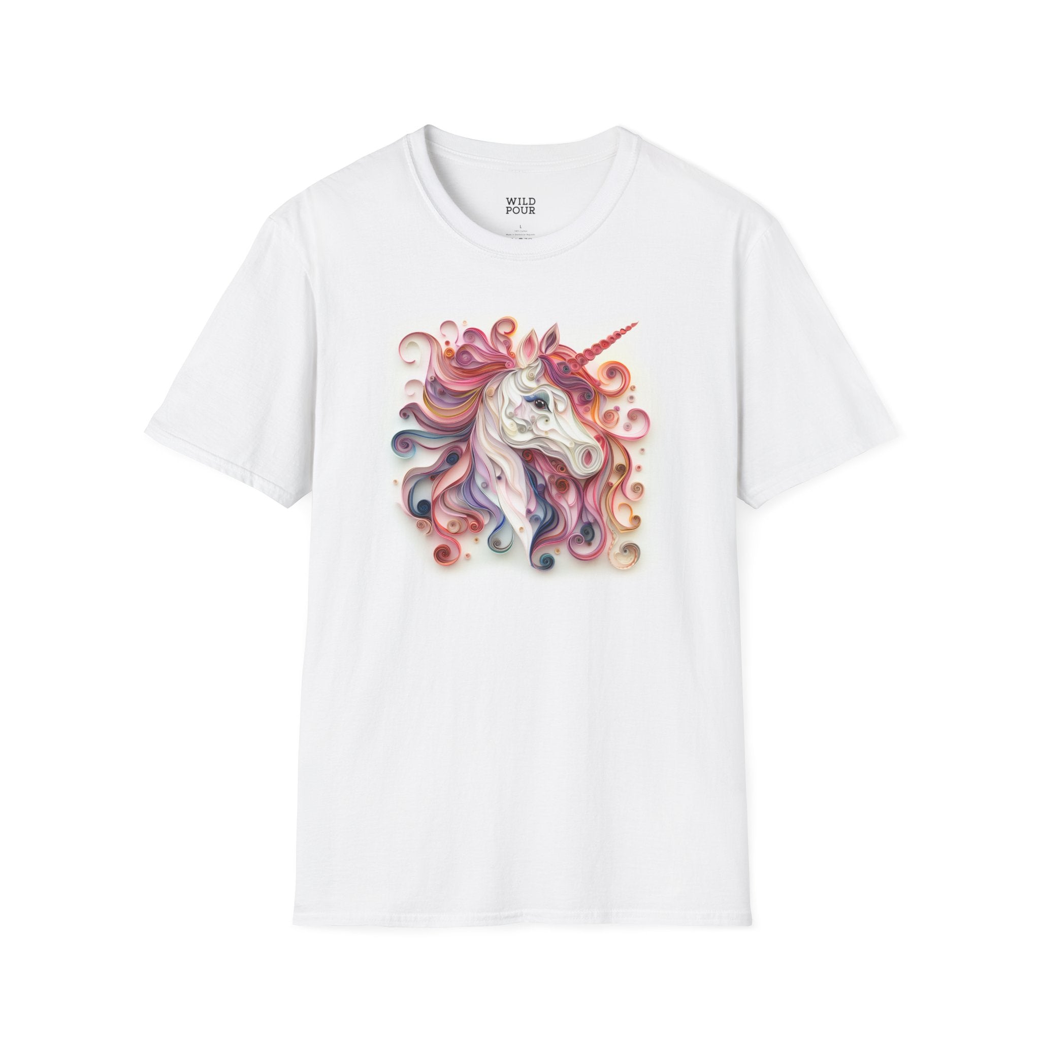 Unicorn, Paper Quilling Tee - Ultra-soft and super comfy, our premium quality unisex tees are perfect for any season.