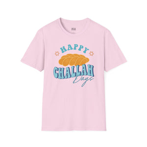 Happy Challah Days Tee-Adult Tees-Wild Pour