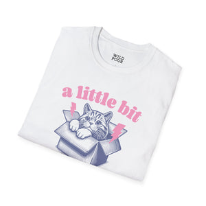 A Little Bit Dramatic Cat Tee-Adult Tees-Wild Pour