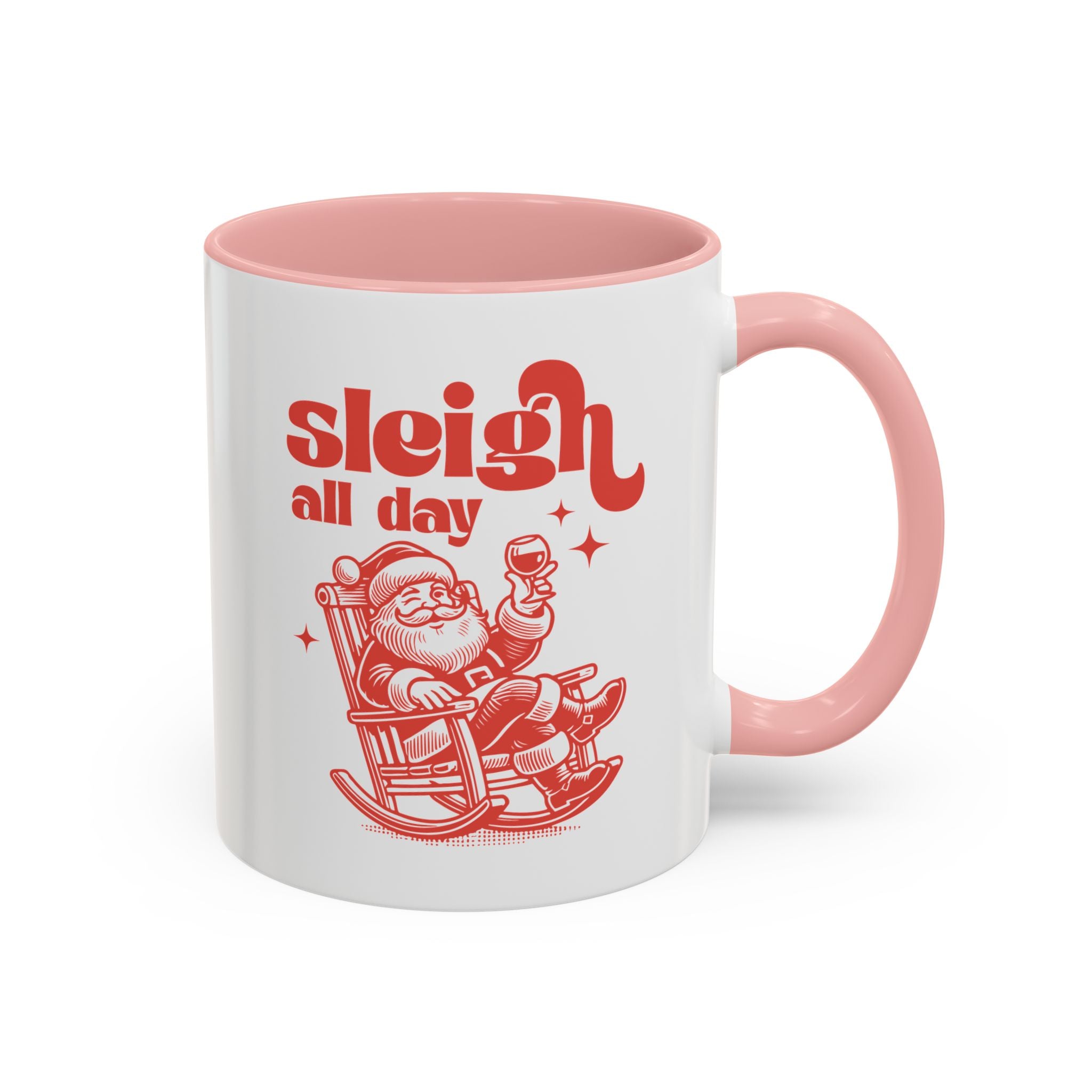 Sleigh All Day, Funny Santa Mug-Mug-Wild Pour