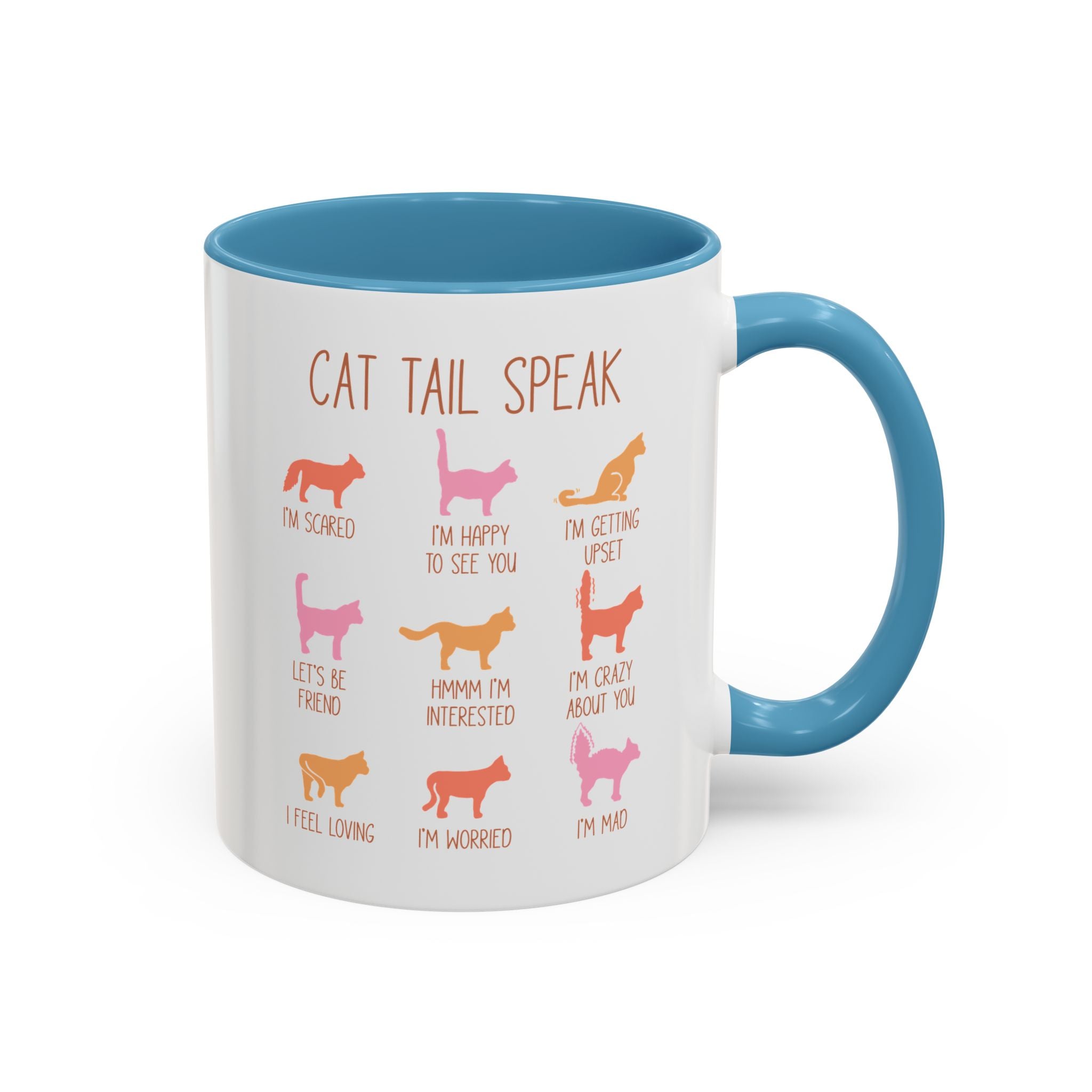 Cat Tail Speak, Cat Infographic Mug-Mug-Wild Pour