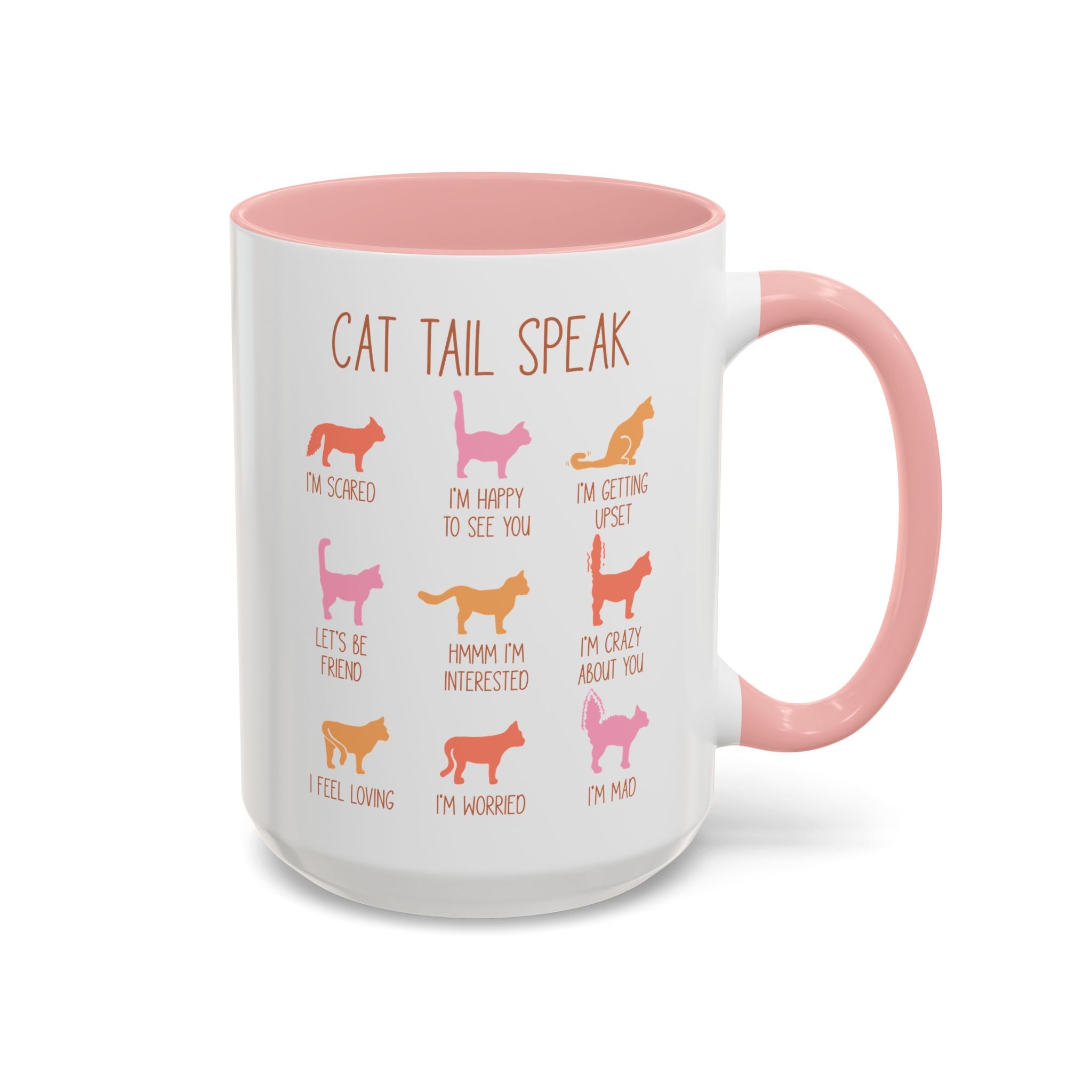 Cat Tail Speak, Cat Infographic Mug-Mug-Wild Pour