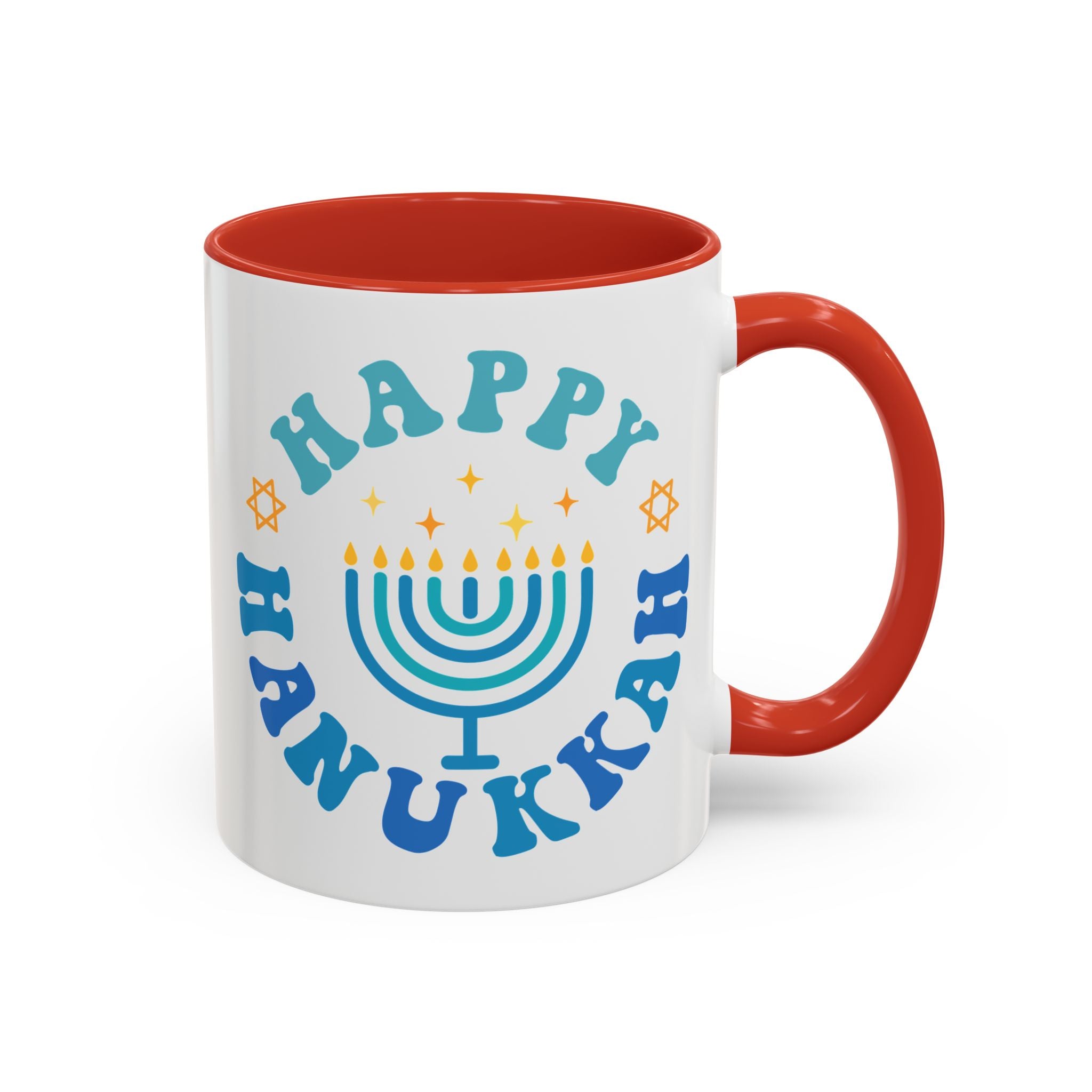 Happy Hanukkah, Menorah Mug-Mug-Wild Pour