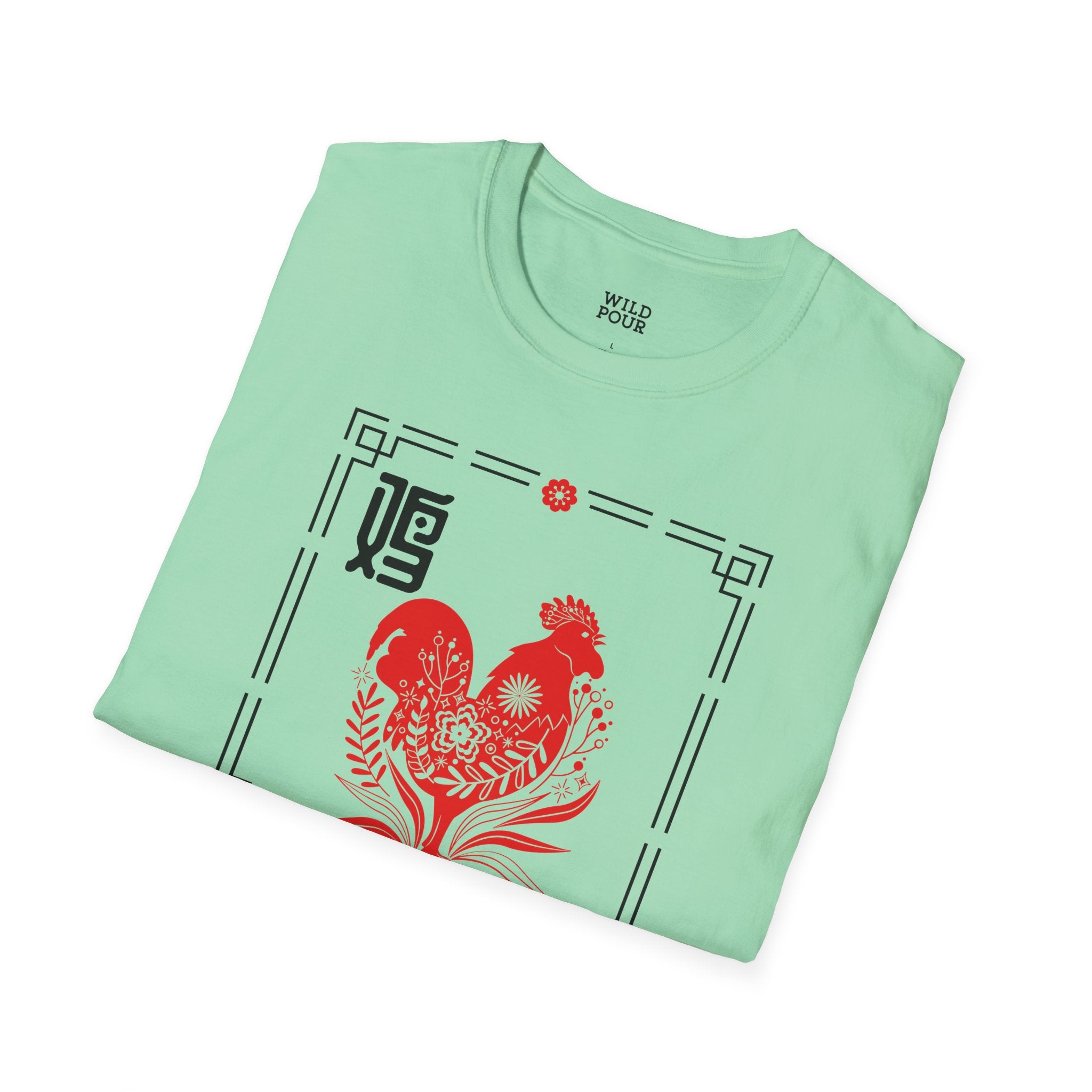 Year of the Rooster, Lunar New Year Tee-Adult Tees-Wild Pour