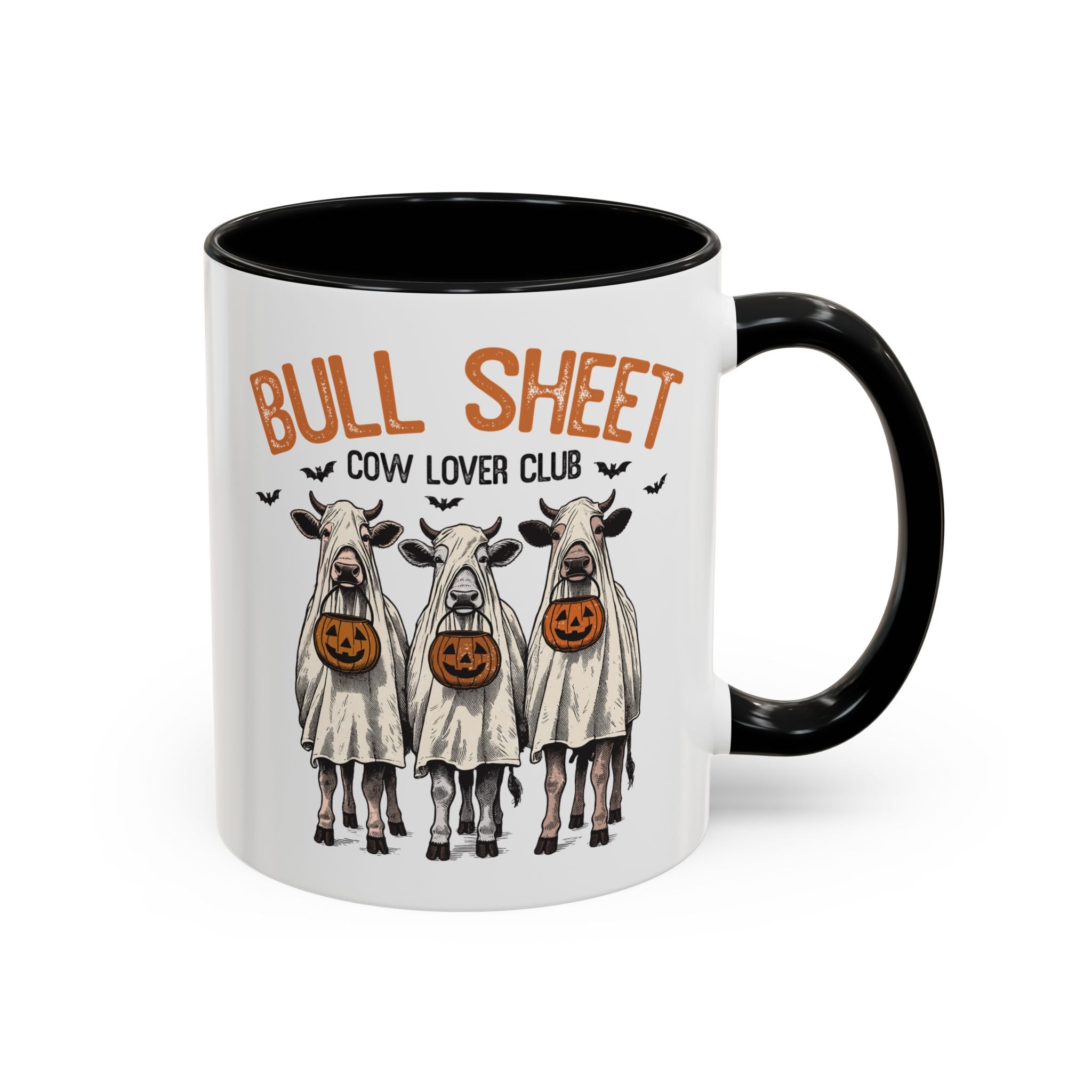 Bull Sheet - Cow Lovers Club, Vintage Cow Mug-Mug-Wild Pour