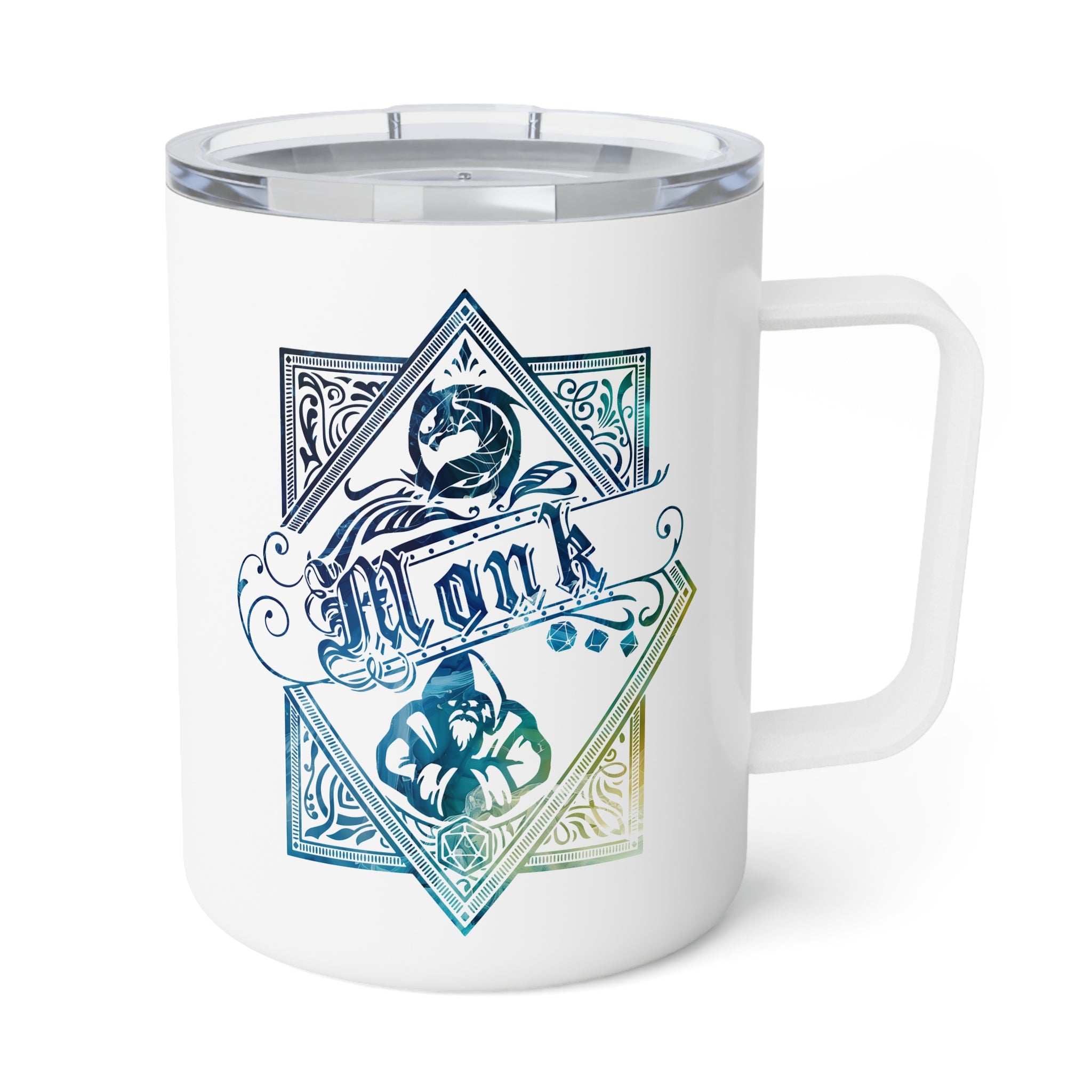 D&D Class Insulated Mug, Monk-Insulated Mug-Wild Pour