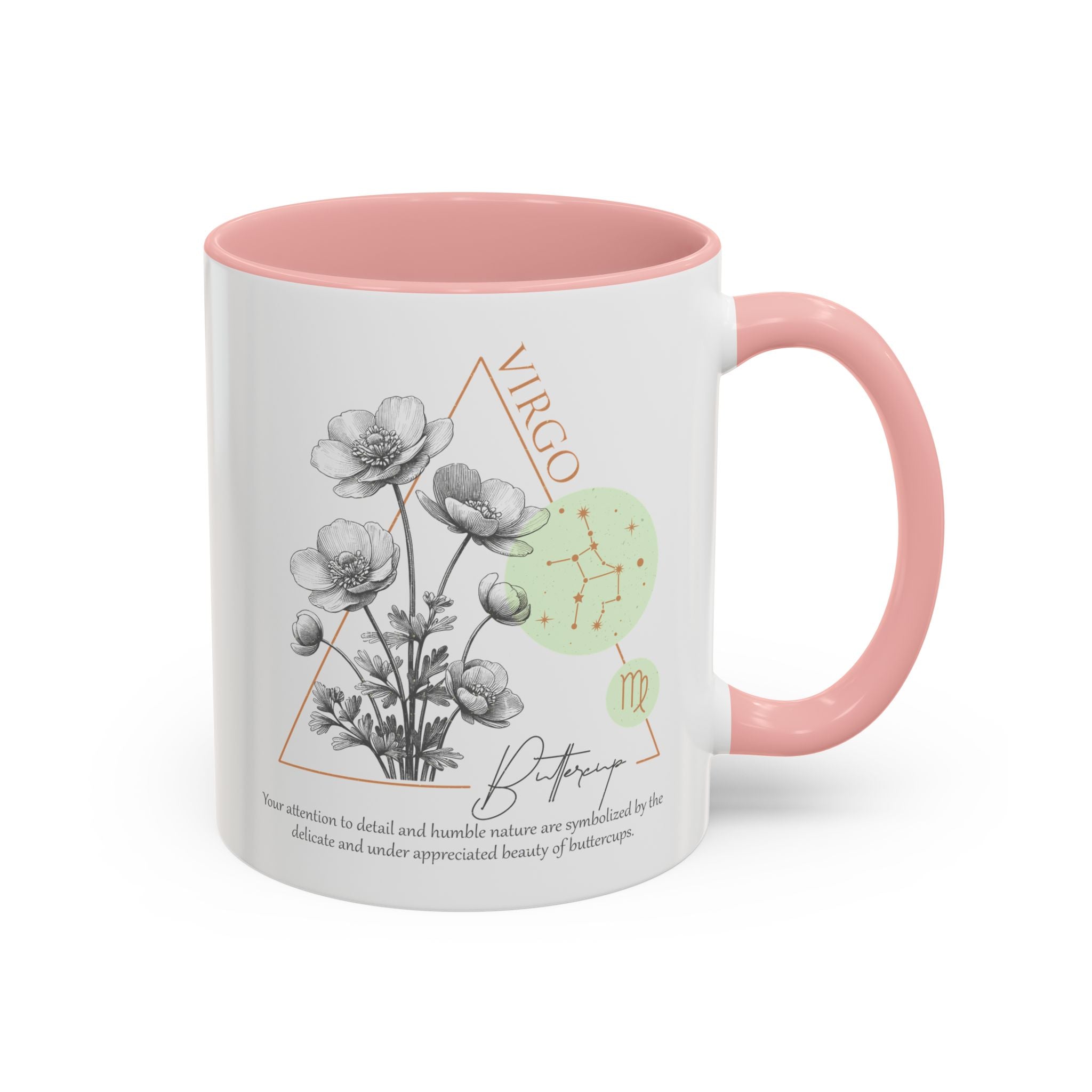 August - September, Buttercup, Virgo, Zodiac Birth Month Mug-Mug-Wild Pour