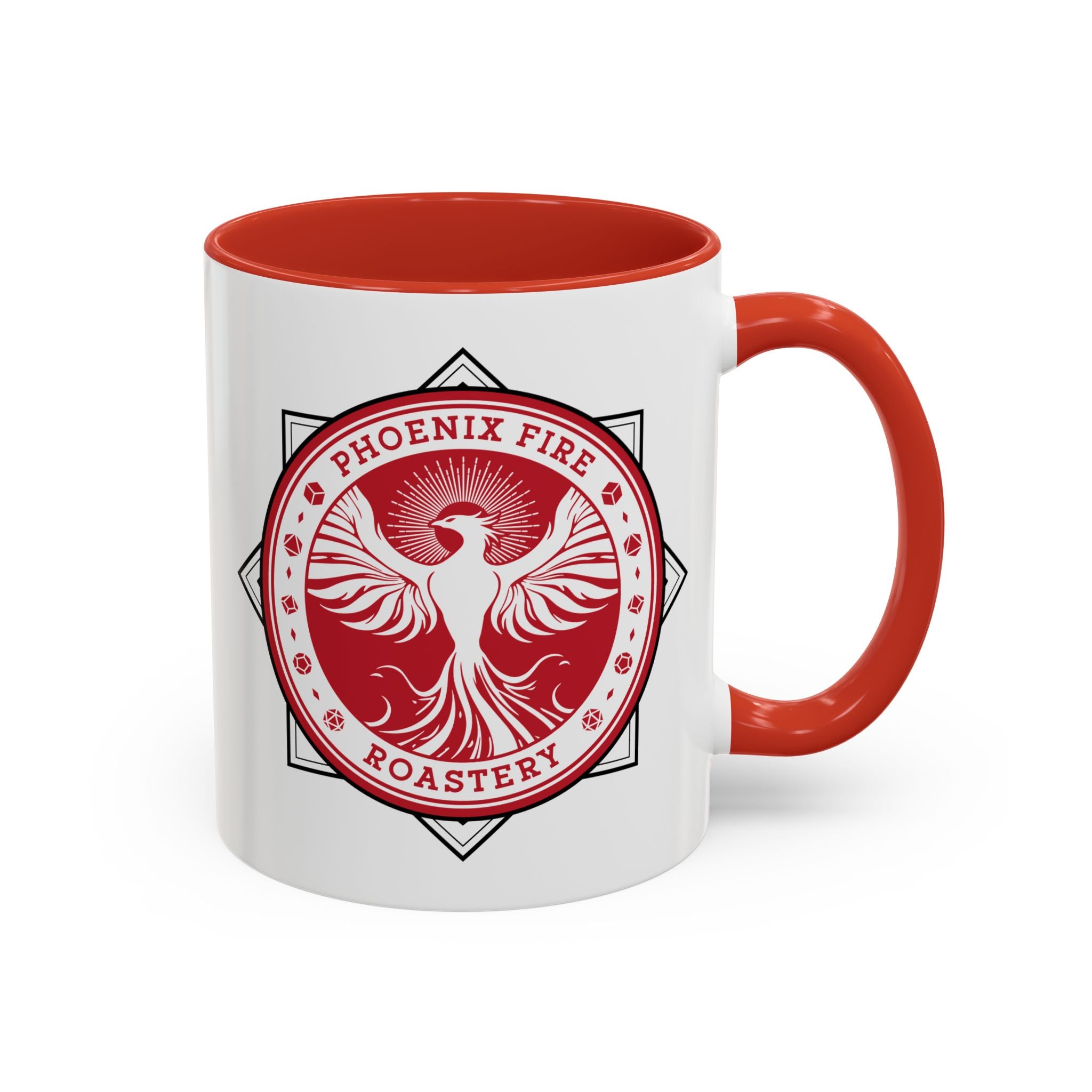 D&D Café Collection, Phoenix Fire Roastery Mug-Mug-Wild Pour