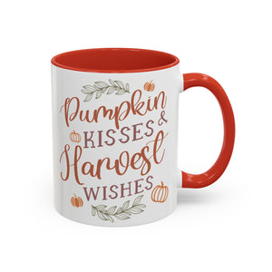 Pumpkin Kisses & Harvest Wishes Mug-Mug-Wild Pour