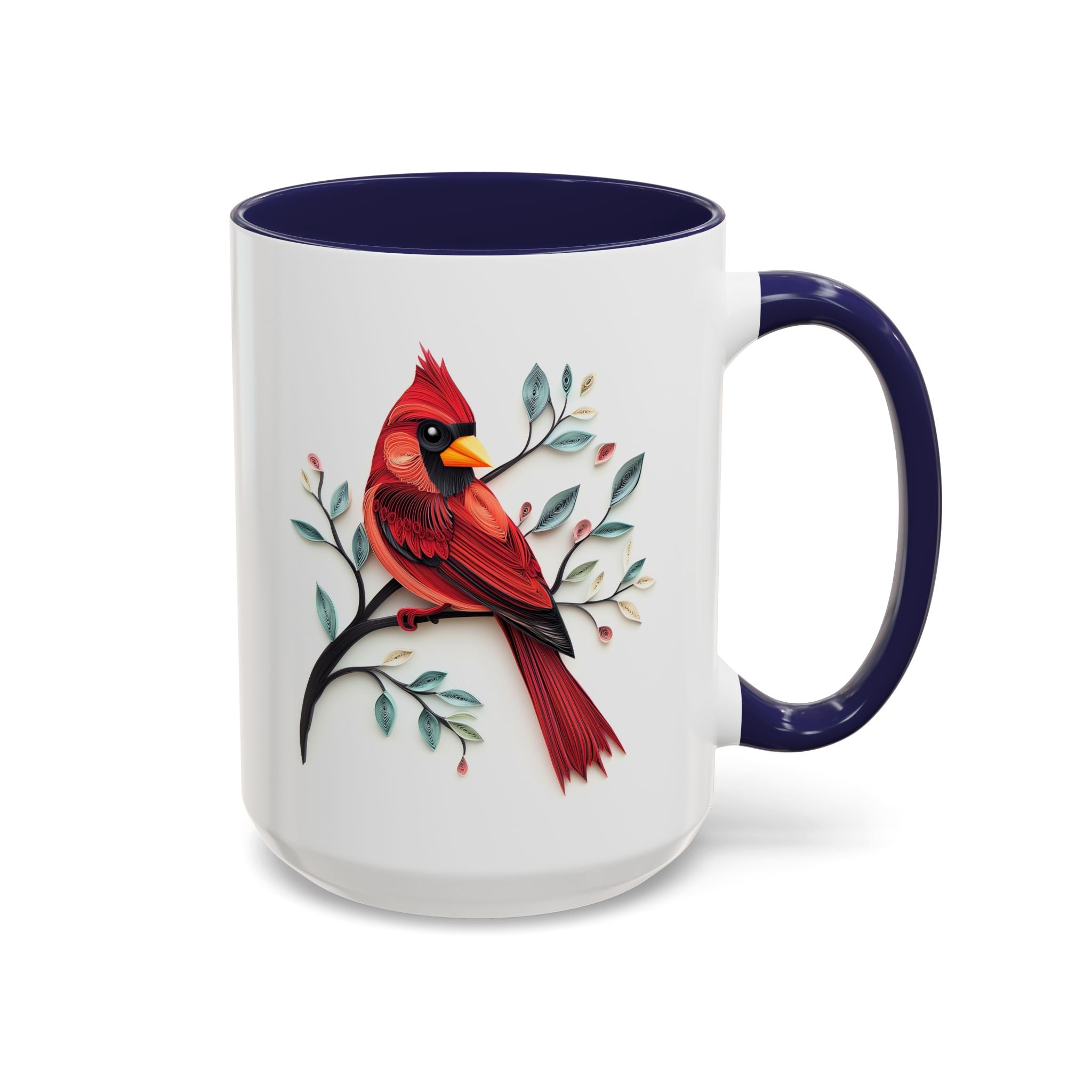 Cardinal, Paper Quilling Mug-Mug-Wild Pour