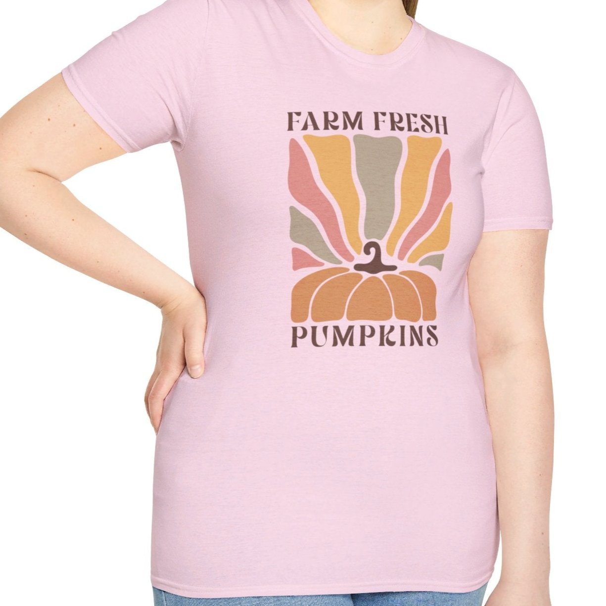 Farm Fresh Pumpkins Tee-Adult Tees-Wild Pour