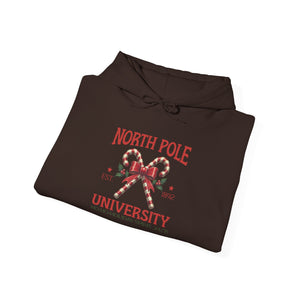 North Pole University, Candy Canes Hoodie-Hoodie-Wild Pour