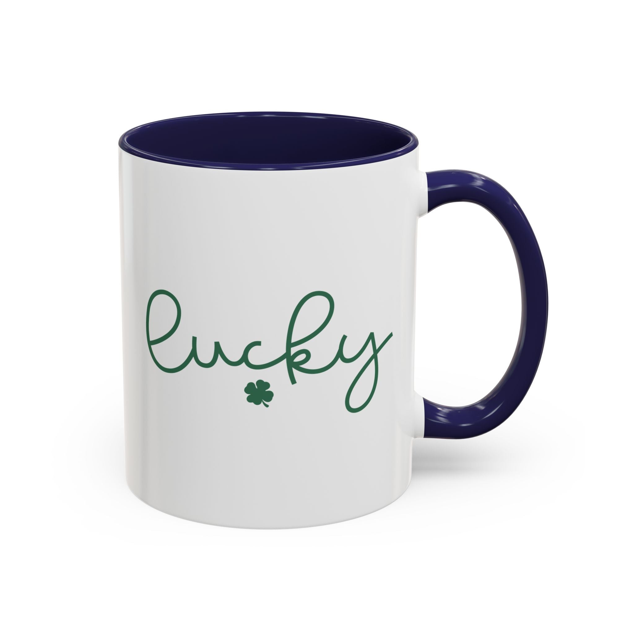 Lucky, Minimalist Shamrock | Mug