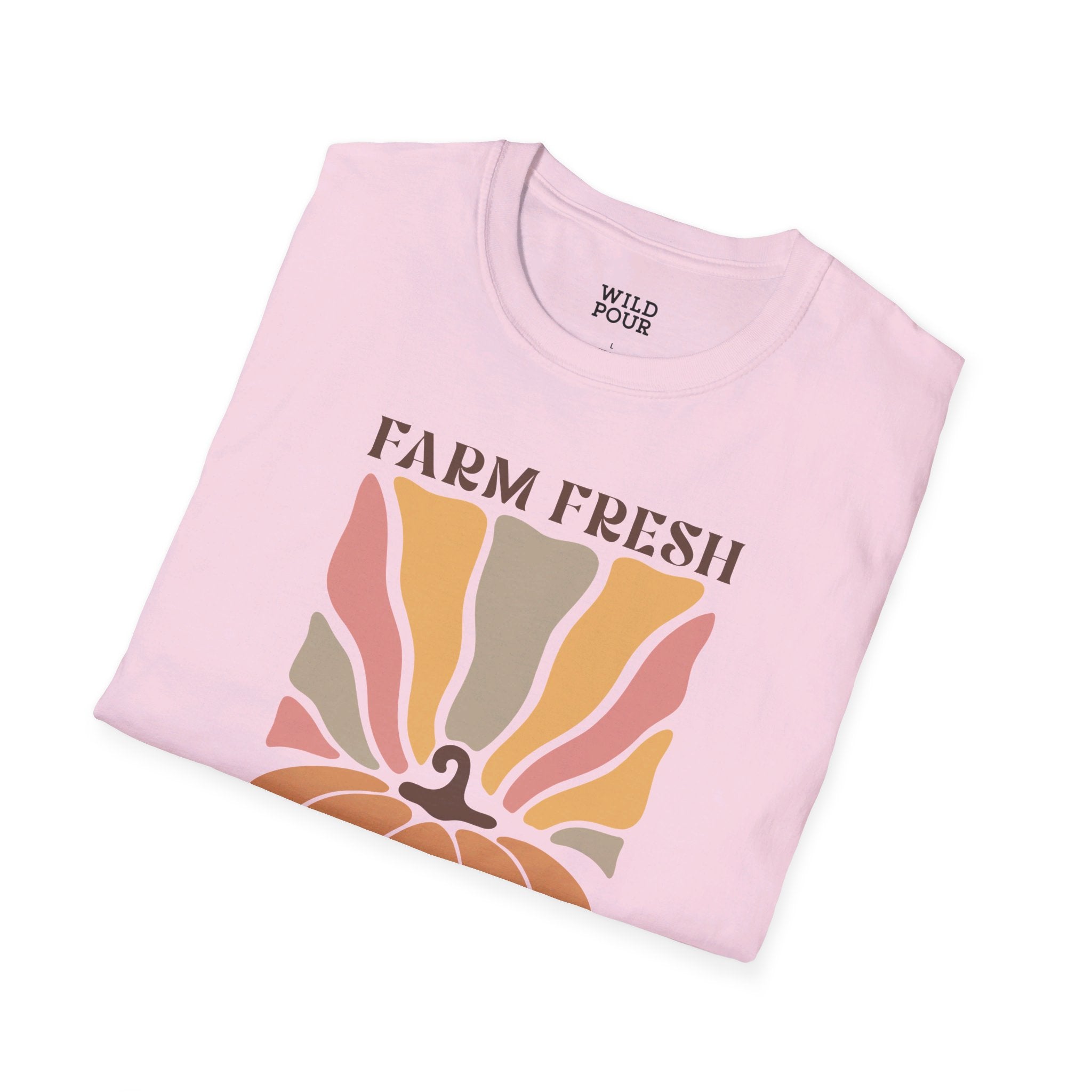 Farm Fresh Pumpkins Tee-Adult Tees-Wild Pour