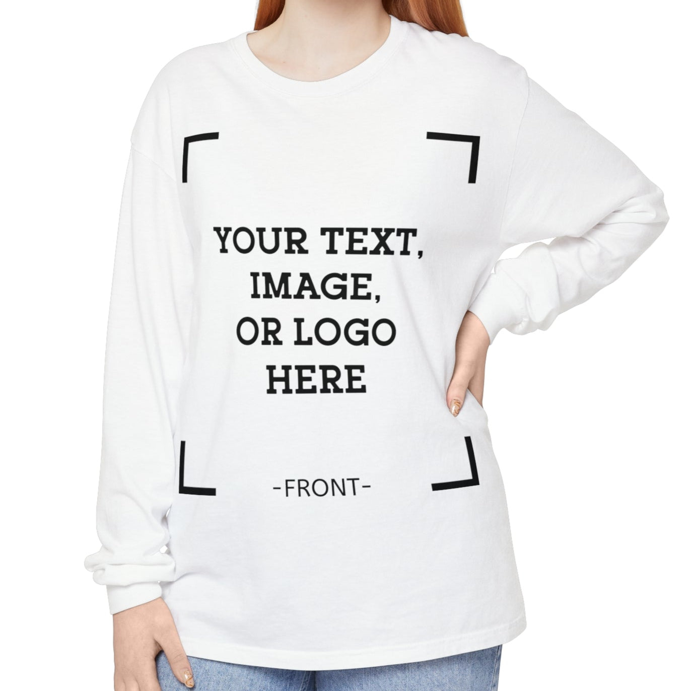 Personalized Long Sleeve Shirt with Custom Print