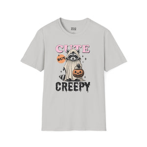 Cute But Creepy, Raccoon Tee-Adult Tees-Wild Pour