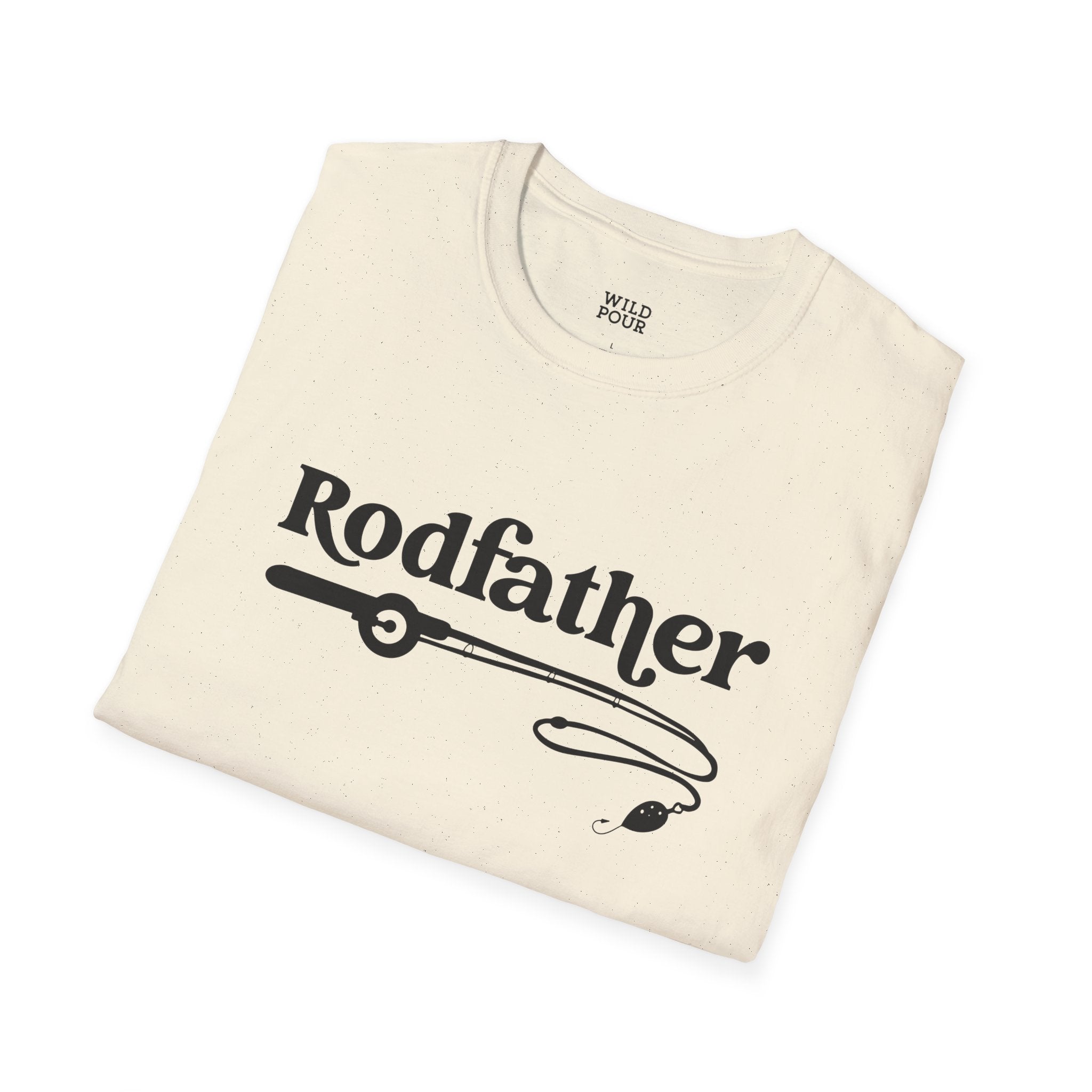 The Rodfather, Fishing Tee-Adult Tees-Wild Pour