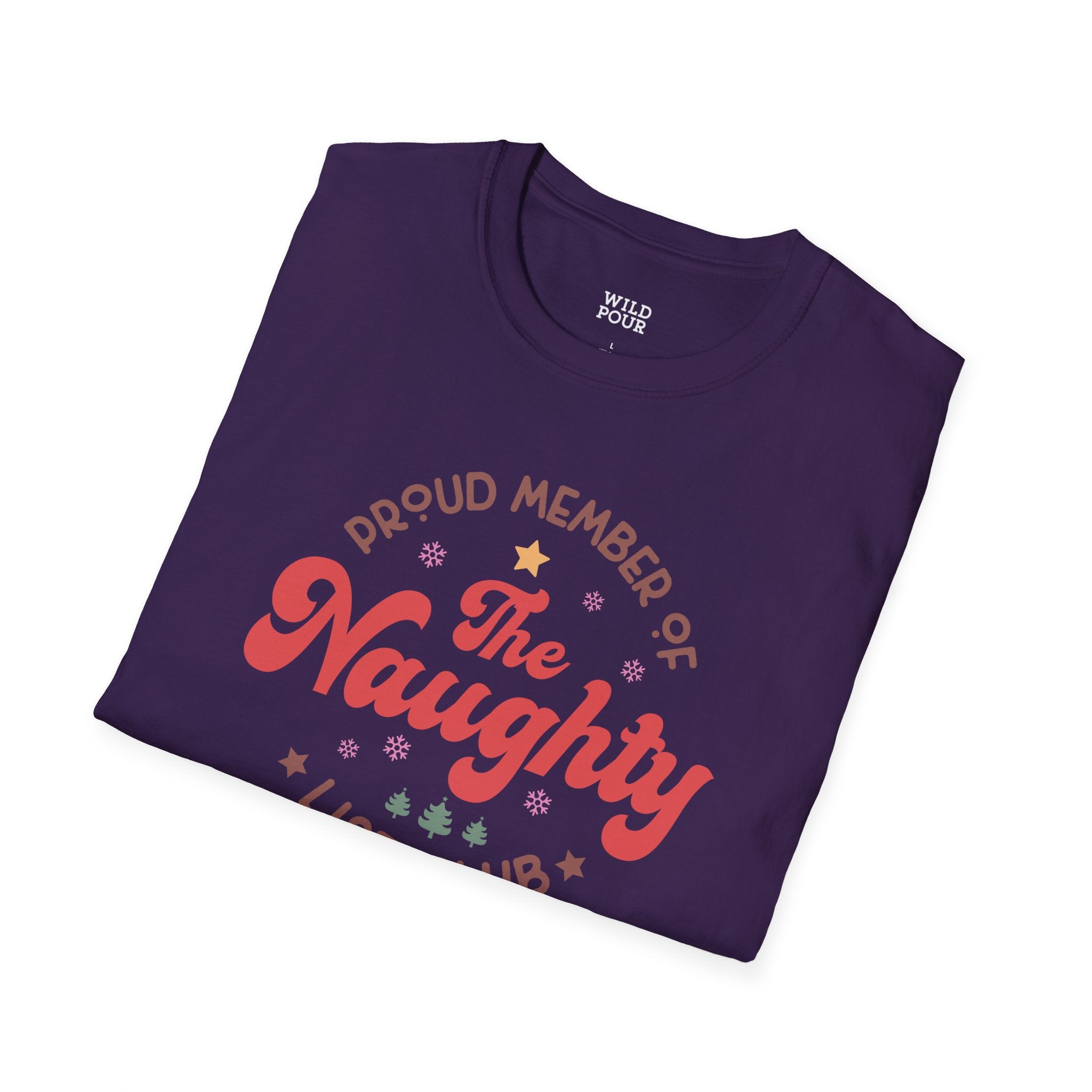 Proud Member of the Naughty List Club Tee-Adult Tees-Wild Pour