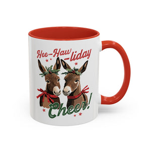 Hee-Haw-liday Holiday Cheer, Christmas Farm Animals Donkey Mug-Mug-Wild Pour