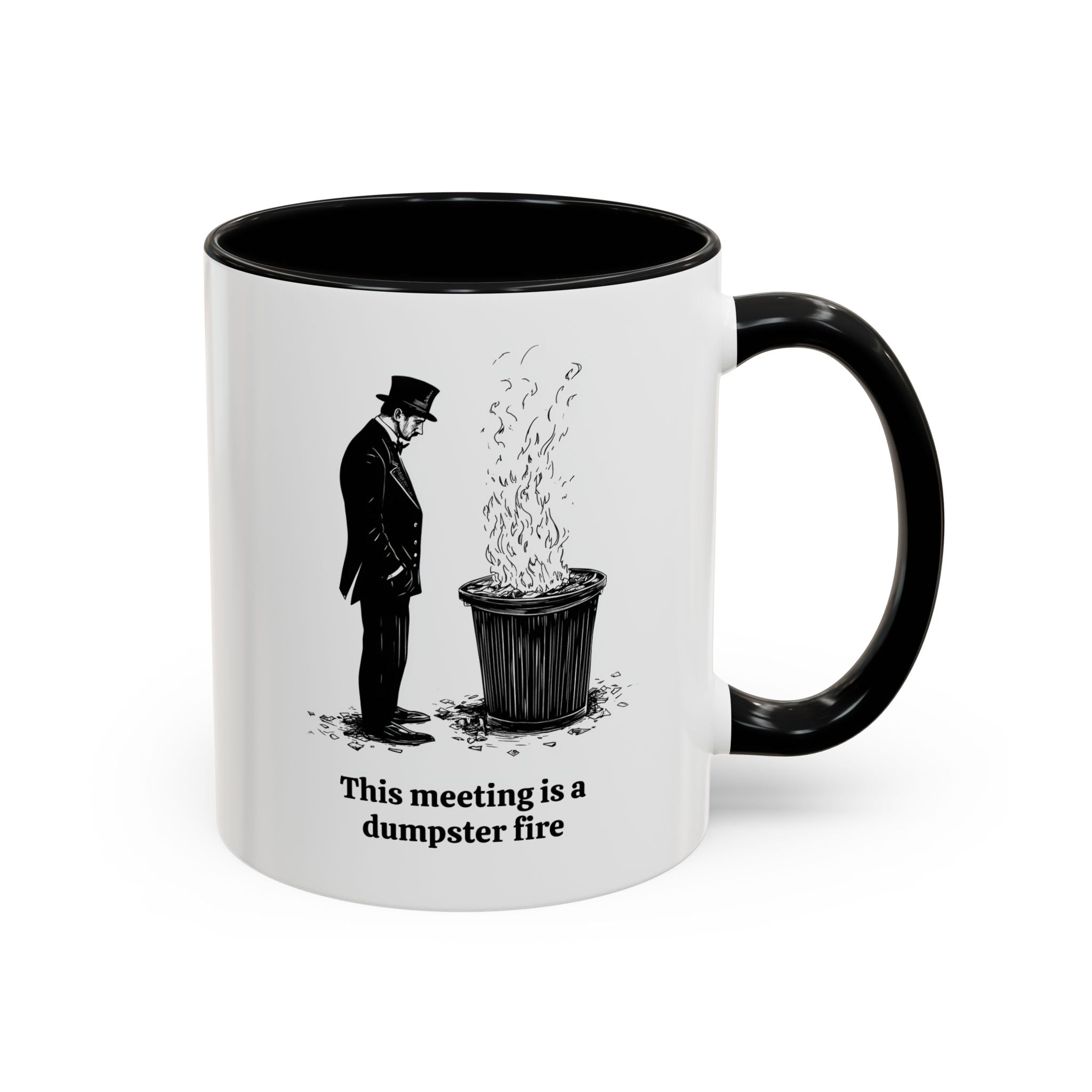 This Meeting is a Dumpster Fire, Funny Office Mug