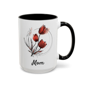 April Tulips, Personalized Birth Month Mug-Mug-Wild Pour