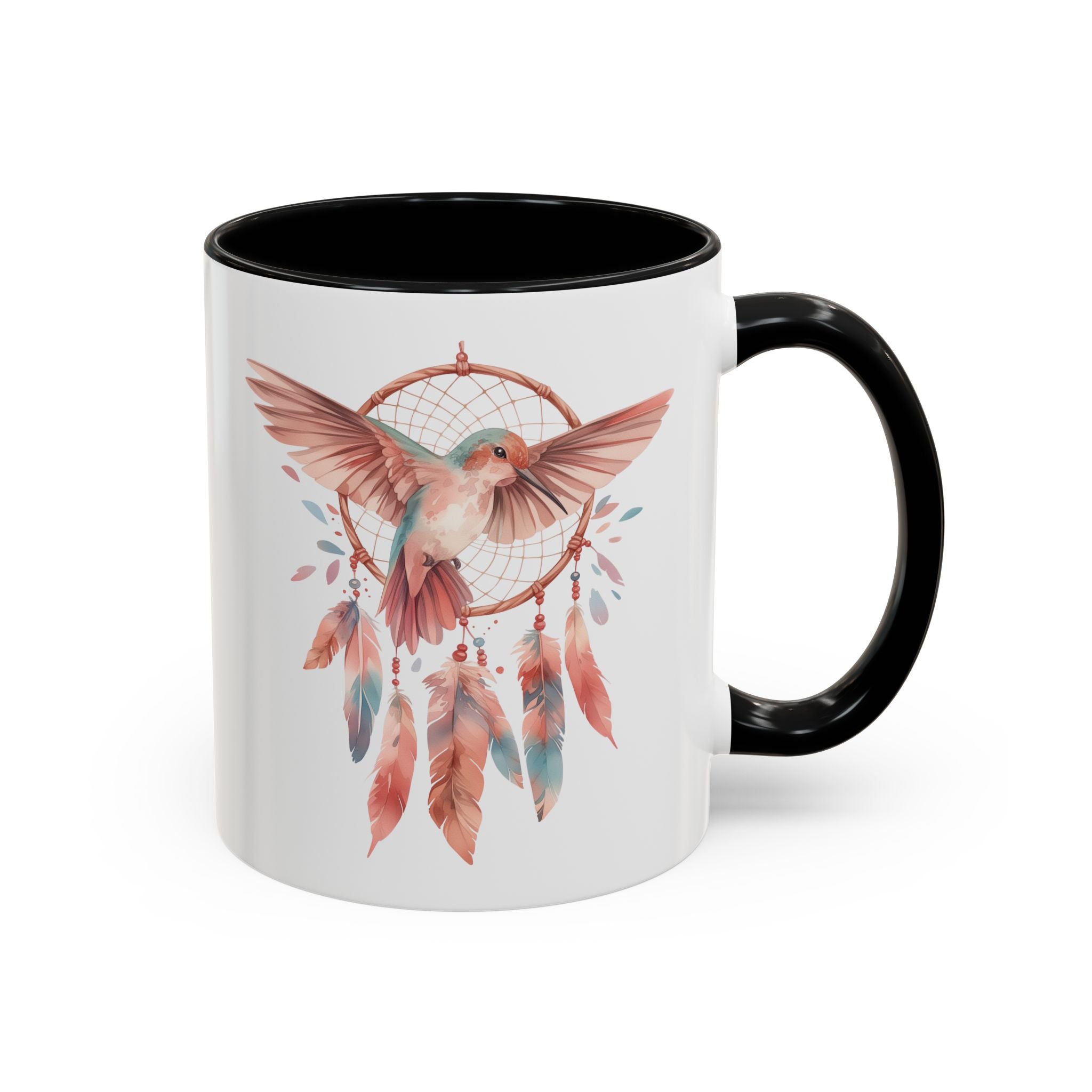 Hummingbird and Dreamcatcher Mug, Style B-Mug-Wild Pour