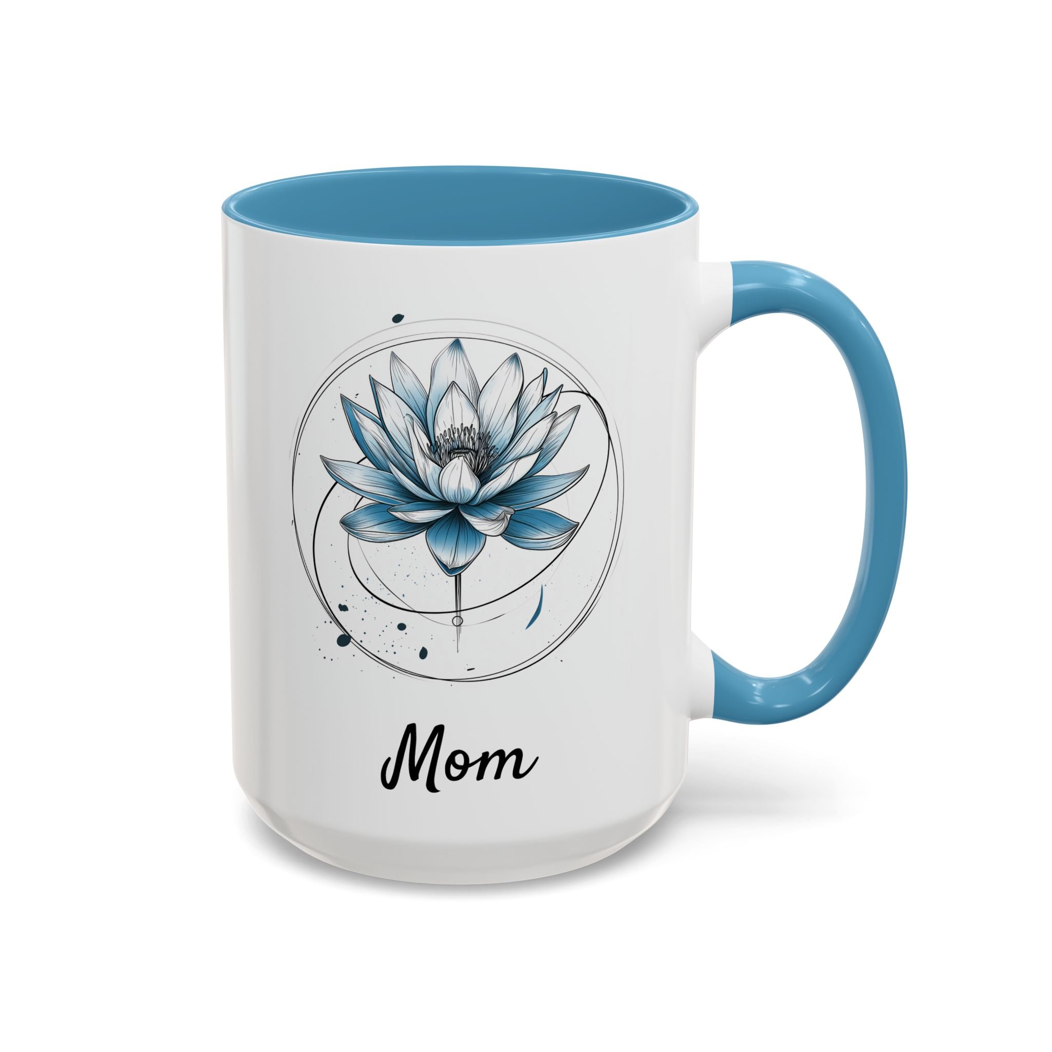 July Waterlily, Personalized Birth Month Mug-Mug-Wild Pour