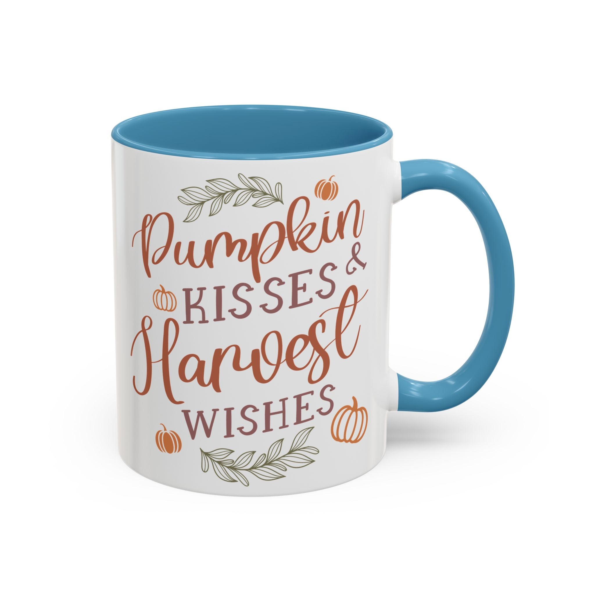 Pumpkin Kisses & Harvest Wishes Mug-Mug-Wild Pour