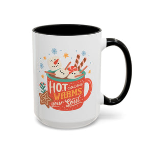 Hot Cocoa Warms Your Soul, Snowman Mug-Mug-Wild Pour