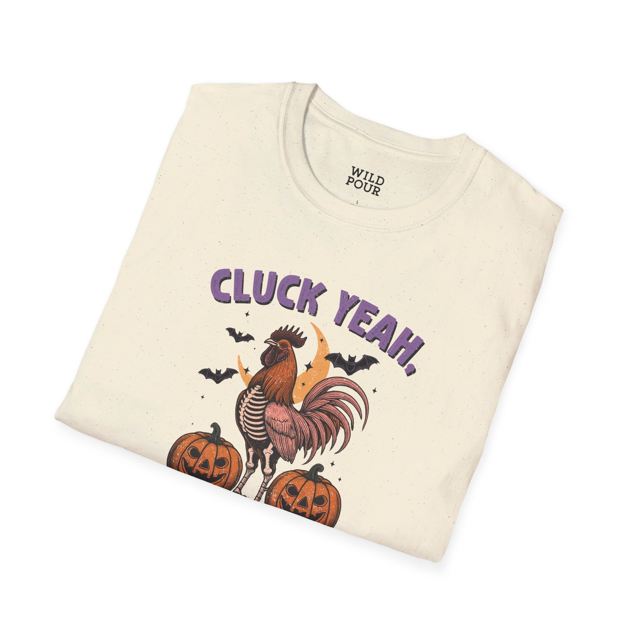 Cluck Yeah - Vintage Rooster Tee-Adult Tees-Wild Pour