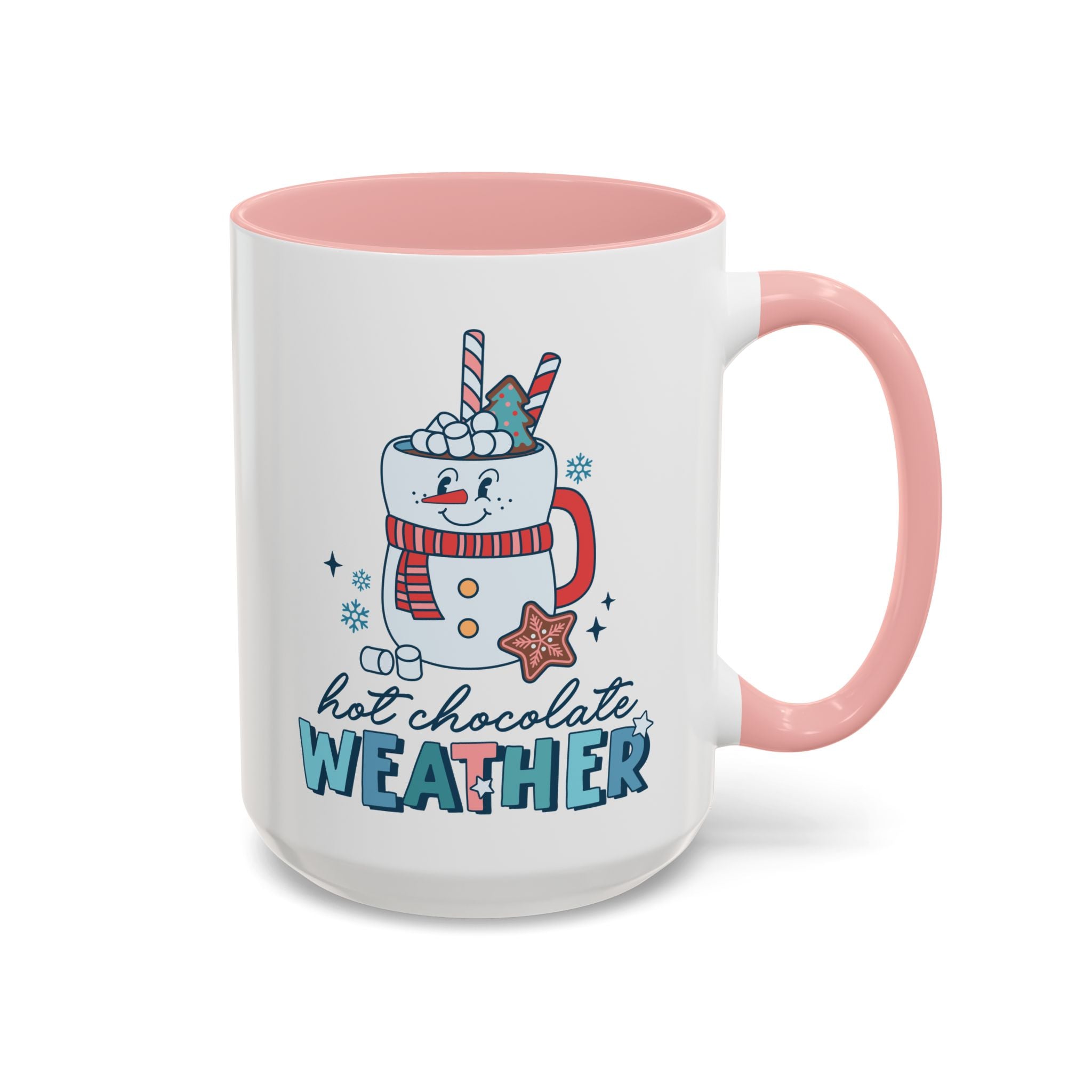 Hot Chocolate Weather, Snowman Mug-Mug-Wild Pour