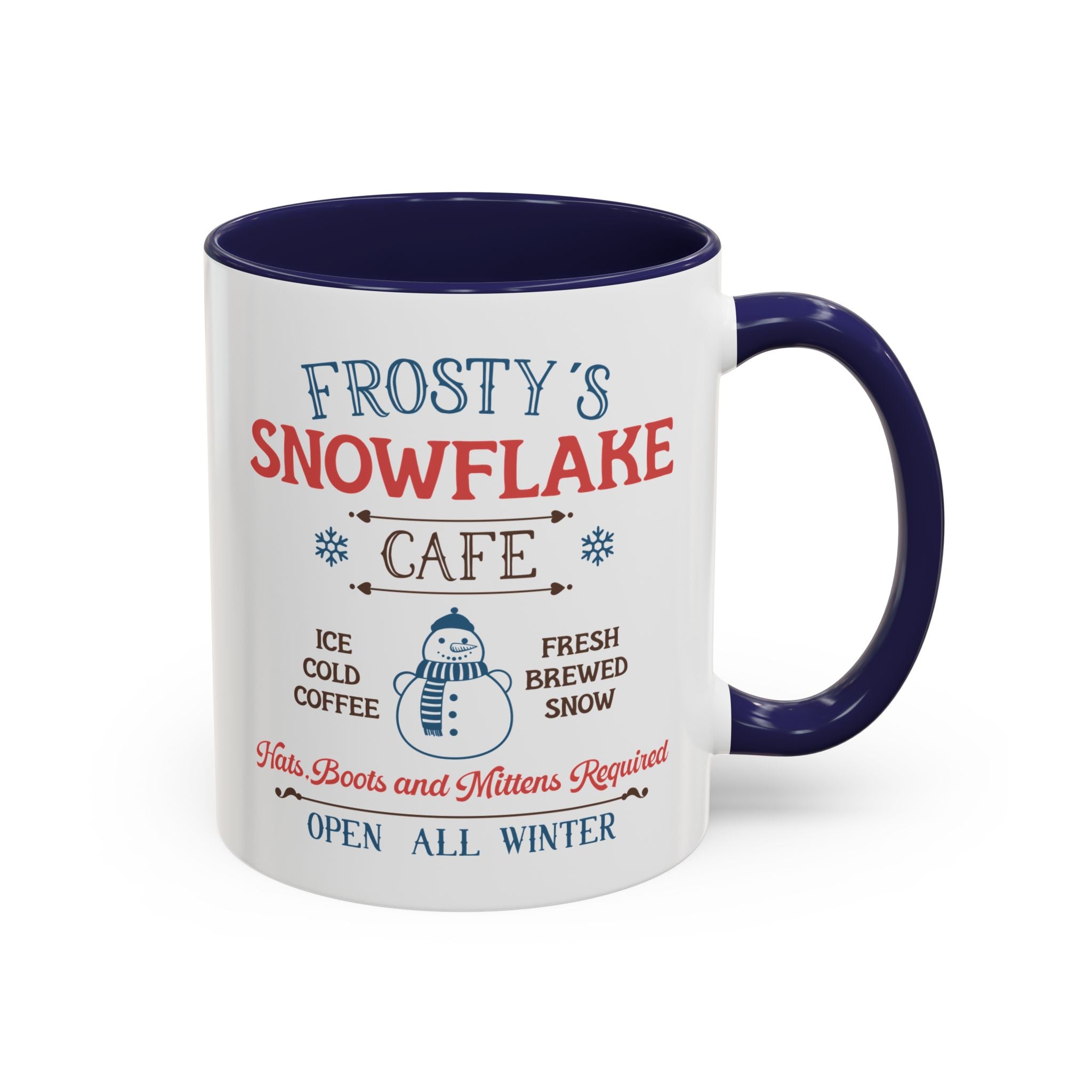 Frosty's Snowflake Cafe, Snowman Mug-Mug-Wild Pour