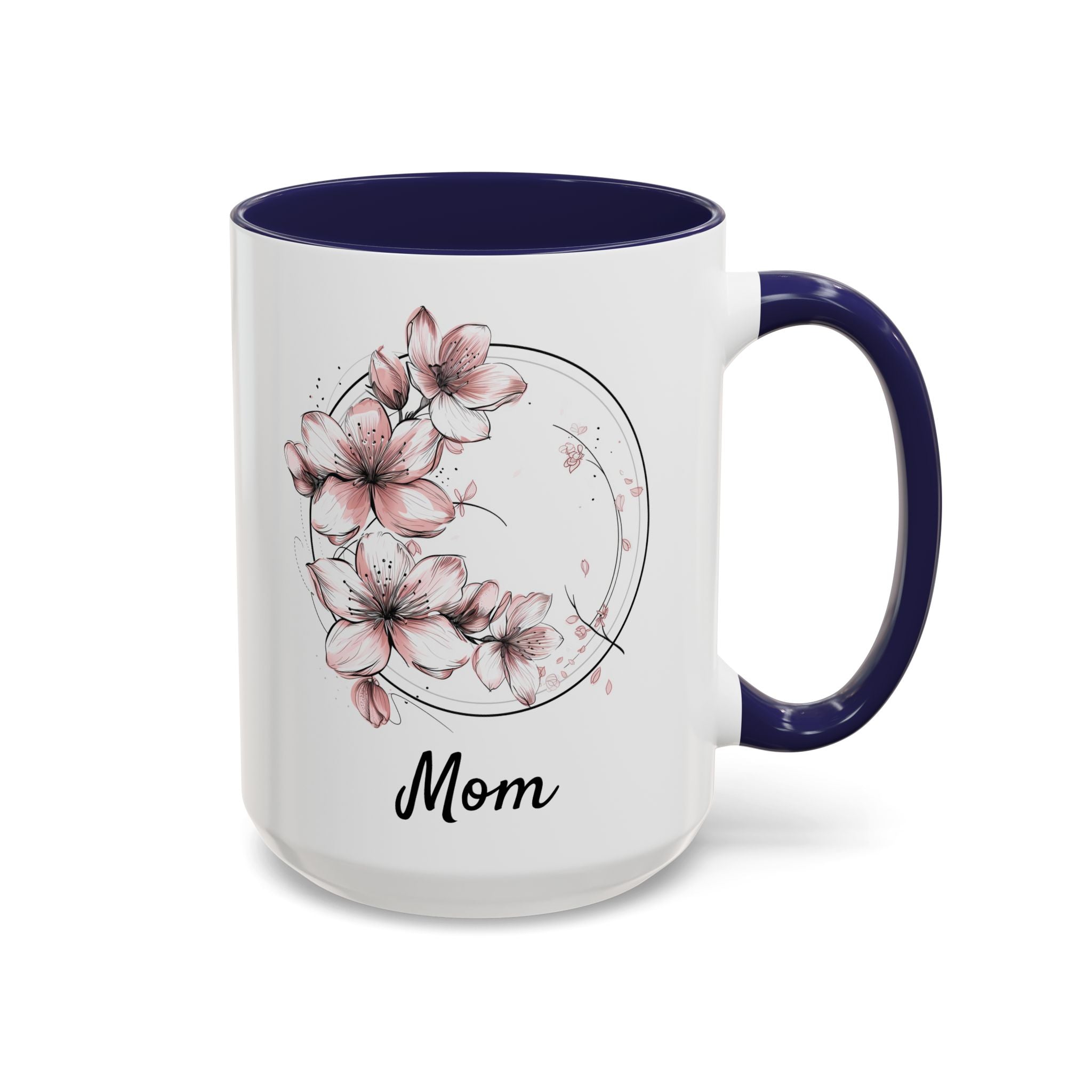 March Sakura (Cherry Blossoms), Personalized Birth Month Mug-Mug-Wild Pour