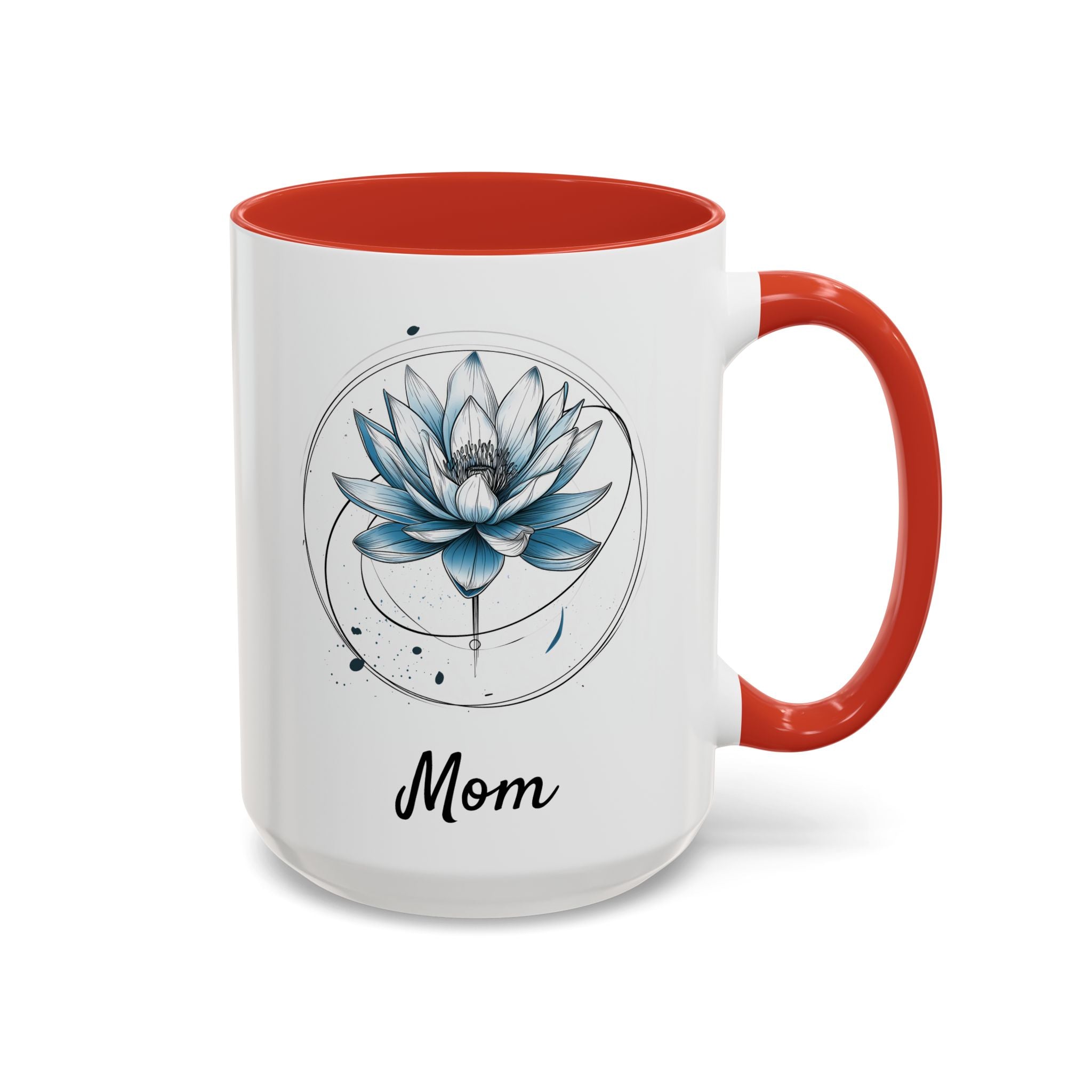 July Waterlily, Personalized Birth Month Mug-Mug-Wild Pour