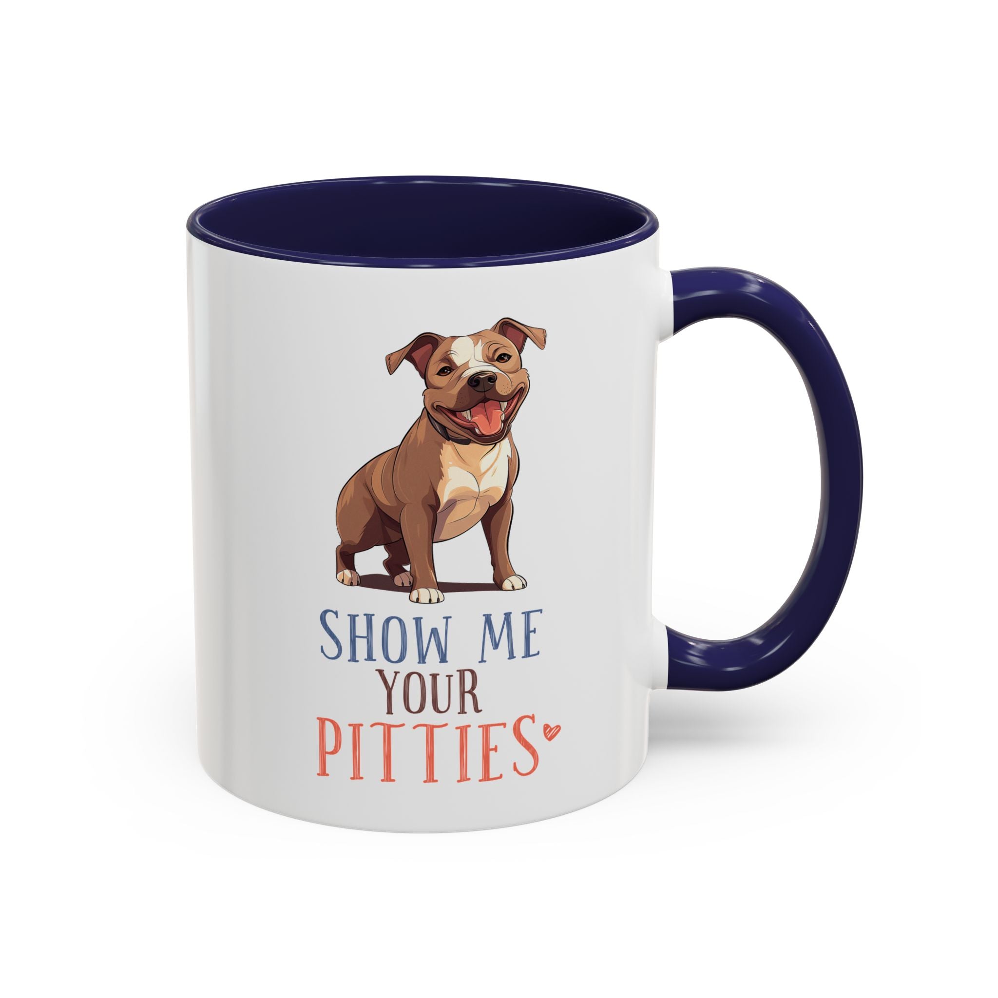 Show Me Your Pitties, Funny Pit Bull Dog Mug-Mug-Wild Pour