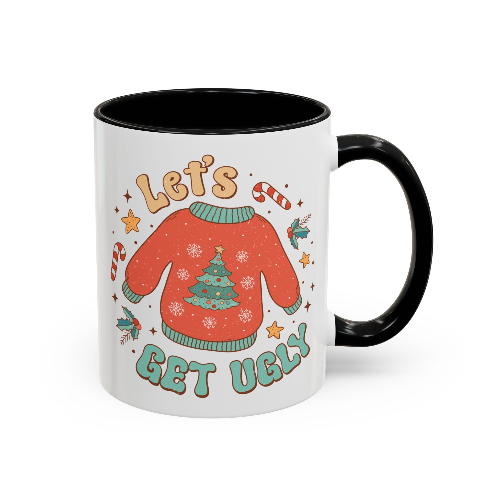 Let's Get Ugly, Ugly Sweater Mug-Mug-Wild Pour