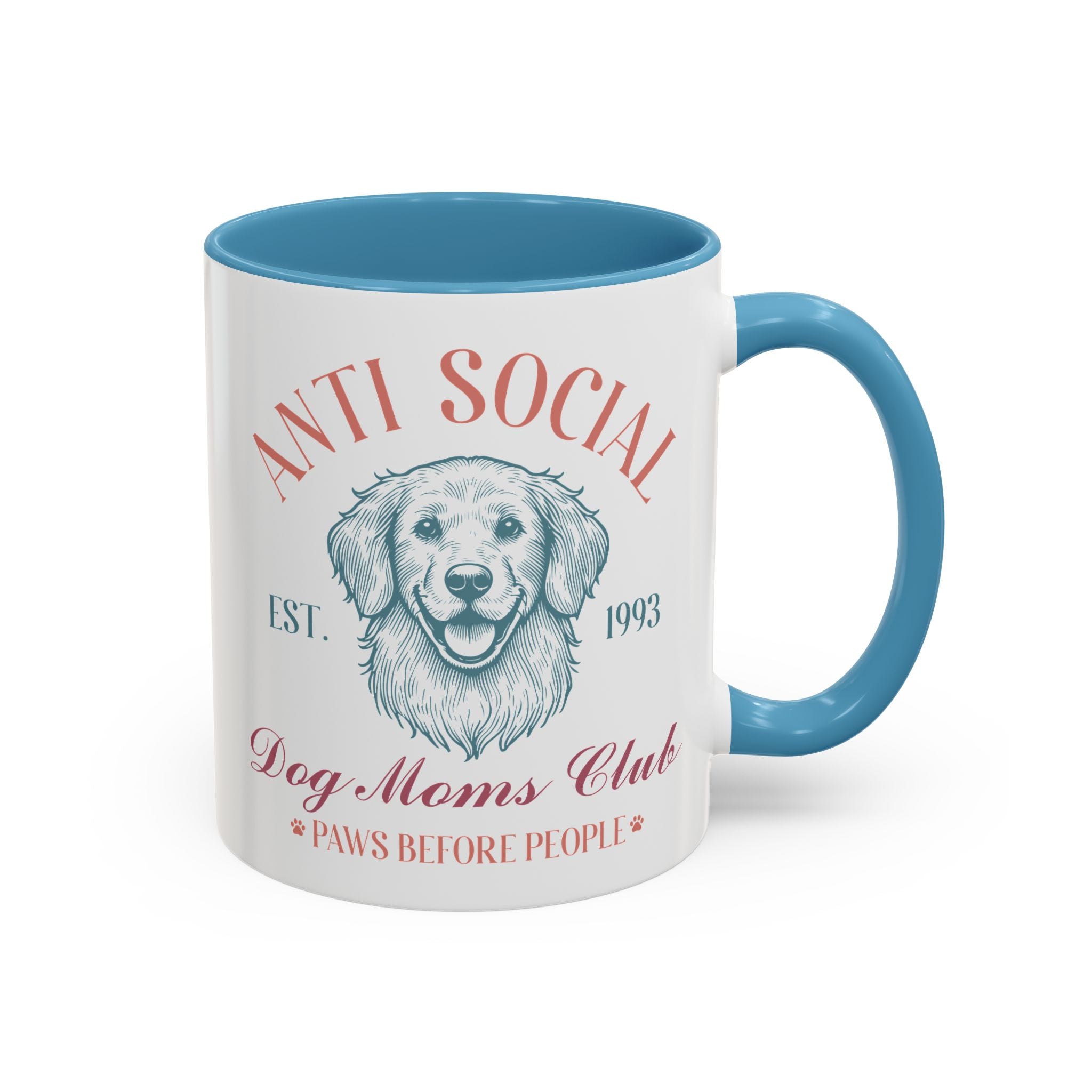 Anti-Social Dog Moms Club, Dog Mug-Mug-Wild Pour