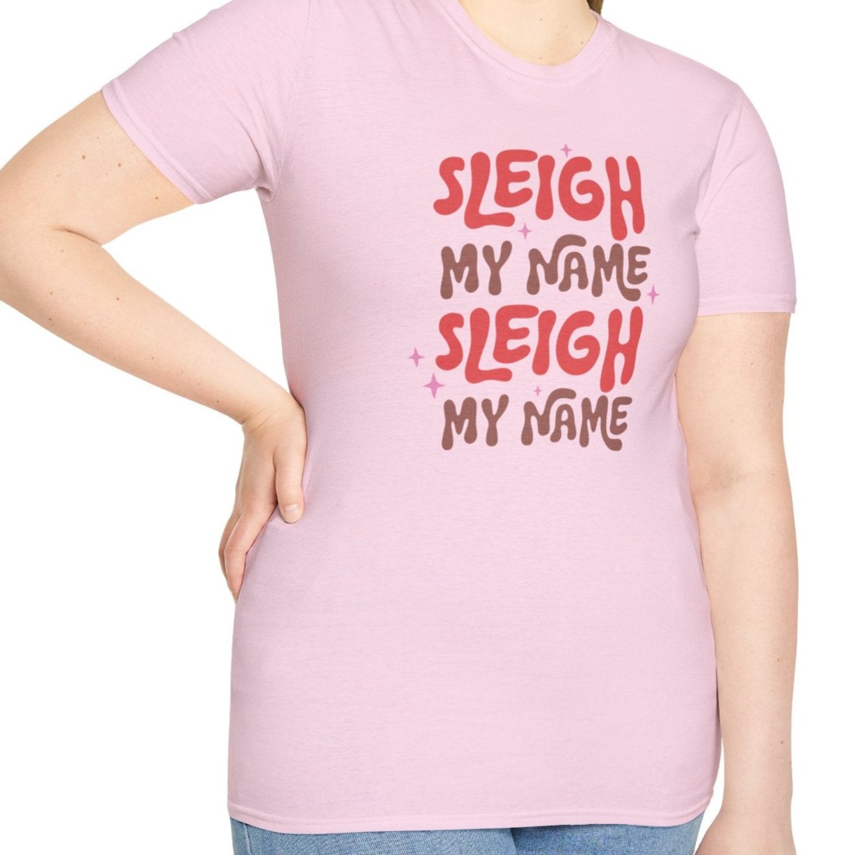 Sleigh My Name Tee-Adult Tees-Wild Pour