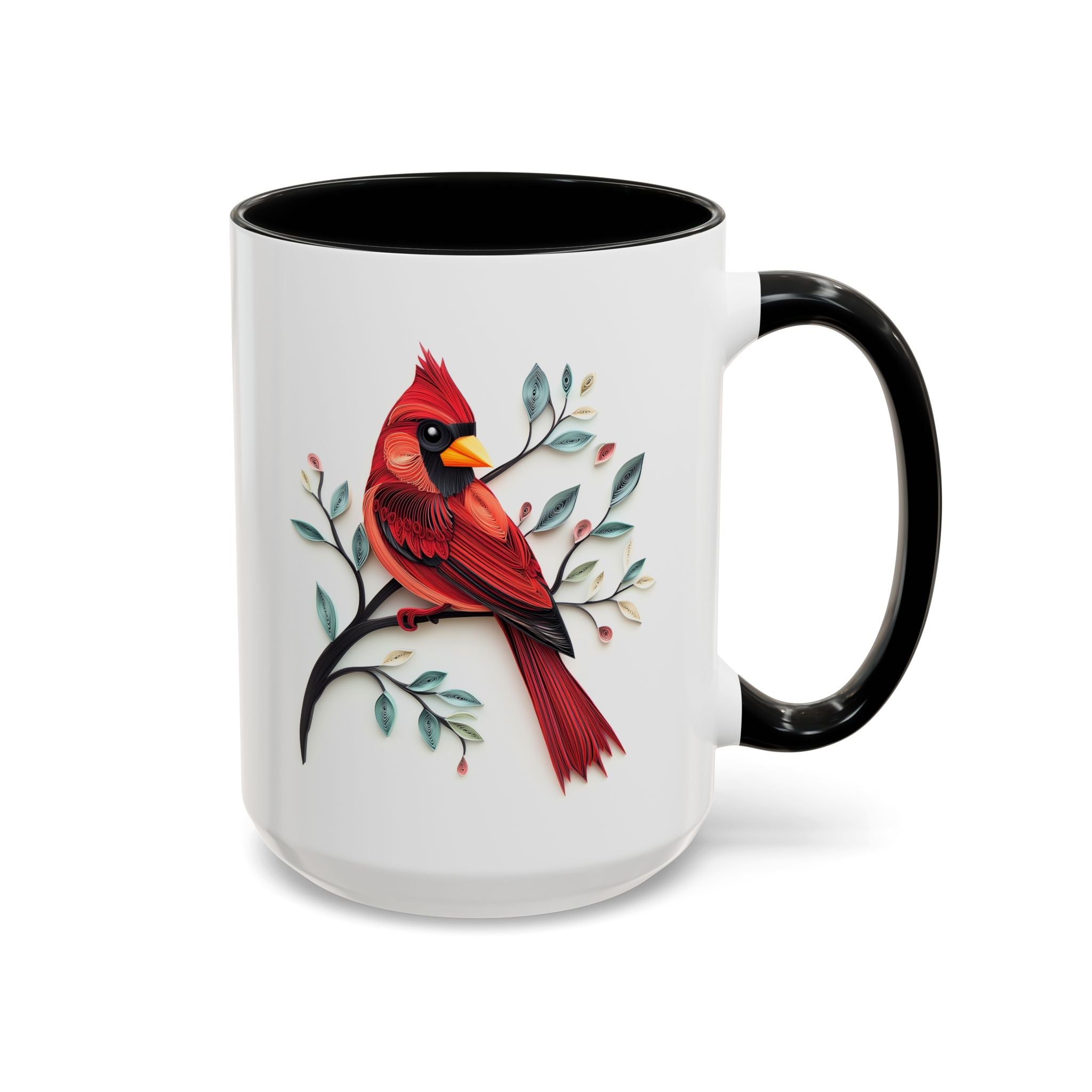 Cardinal, Paper Quilling Mug-Mug-Wild Pour