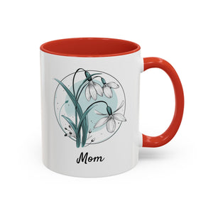 January Snowdrop, Personalized Birth Month Mug-Mug-Wild Pour