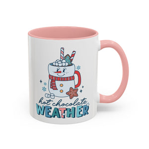 Hot Chocolate Weather, Snowman Mug-Mug-Wild Pour