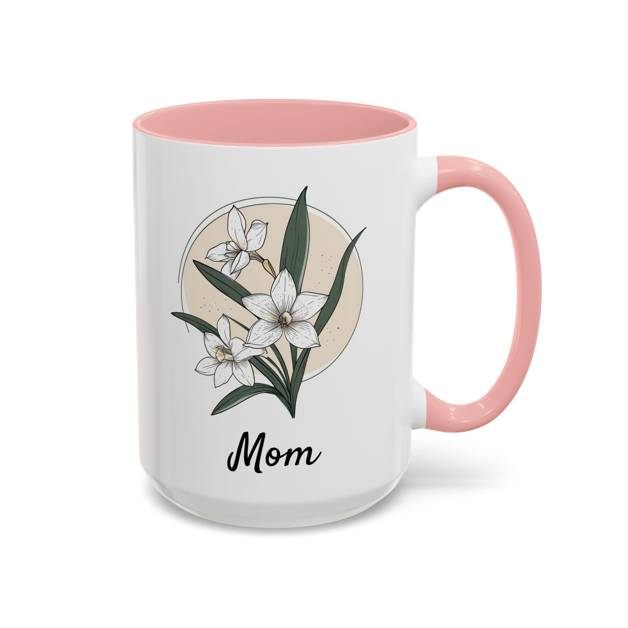 December Narcissus, Personalized Birth Month Mug-Mug-Wild Pour