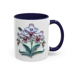 Orchids, Paper Quilling Mug-Mug-Wild Pour